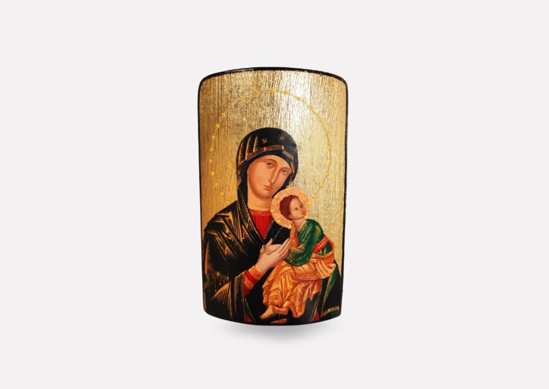 Our Lady of Perpetual Help Ukrainian Pocket Icon