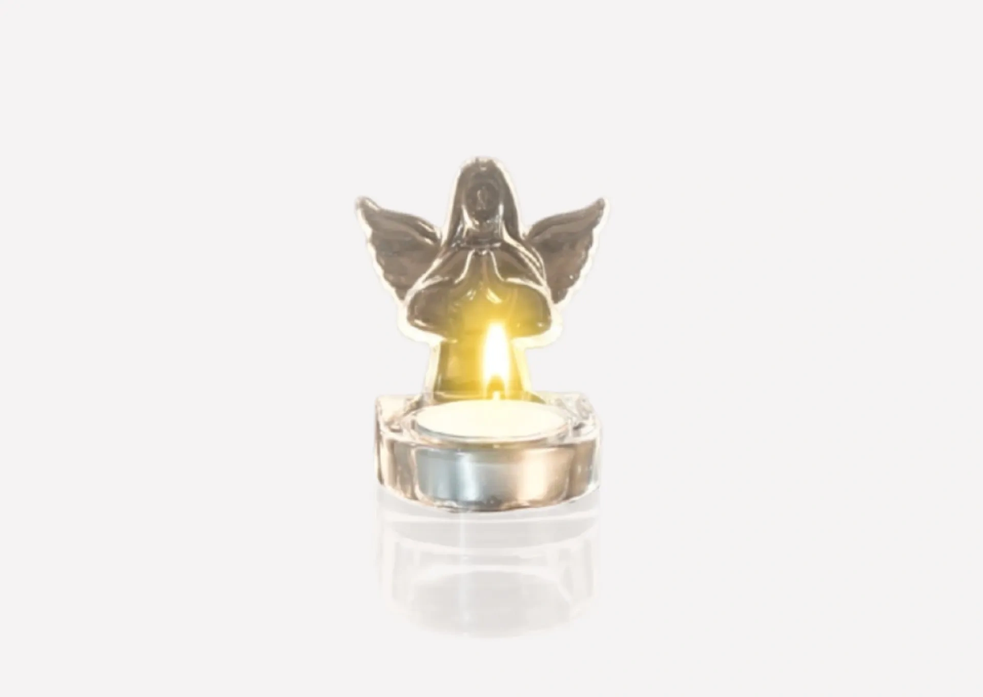 Praying Angel Tea Light Candle Holder