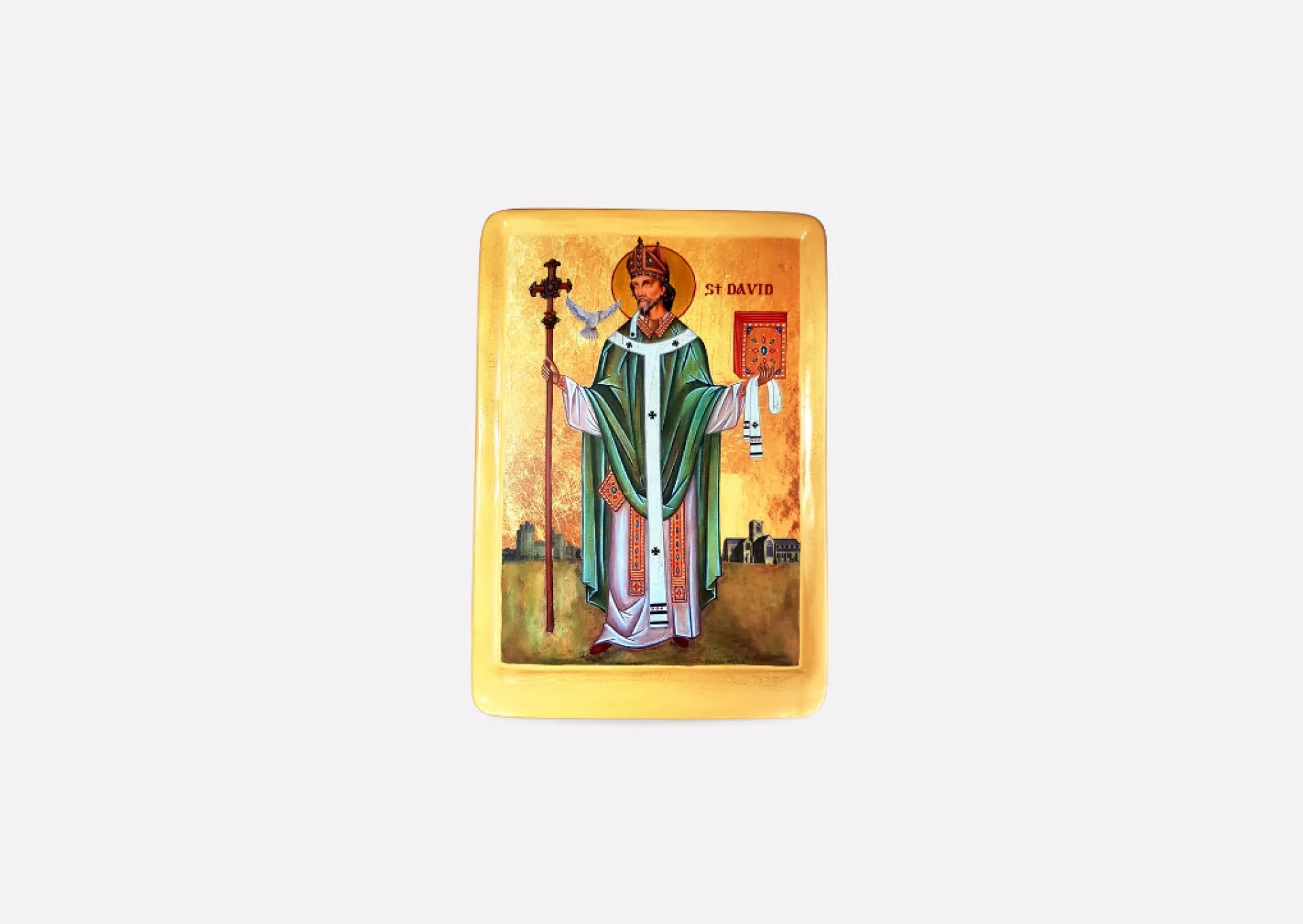 Handmade Ukrainian Icon of St David