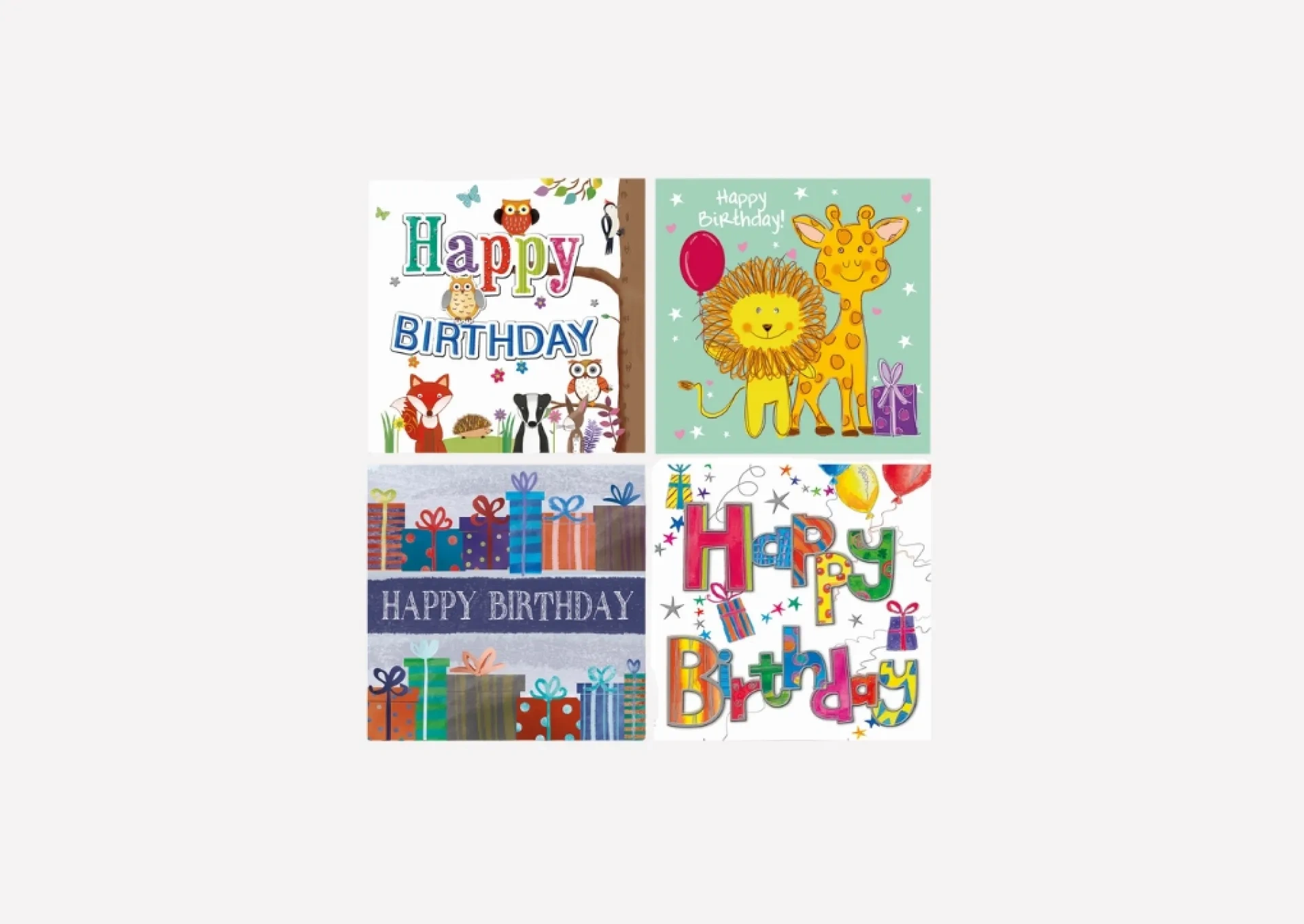 Birthday Card Selection