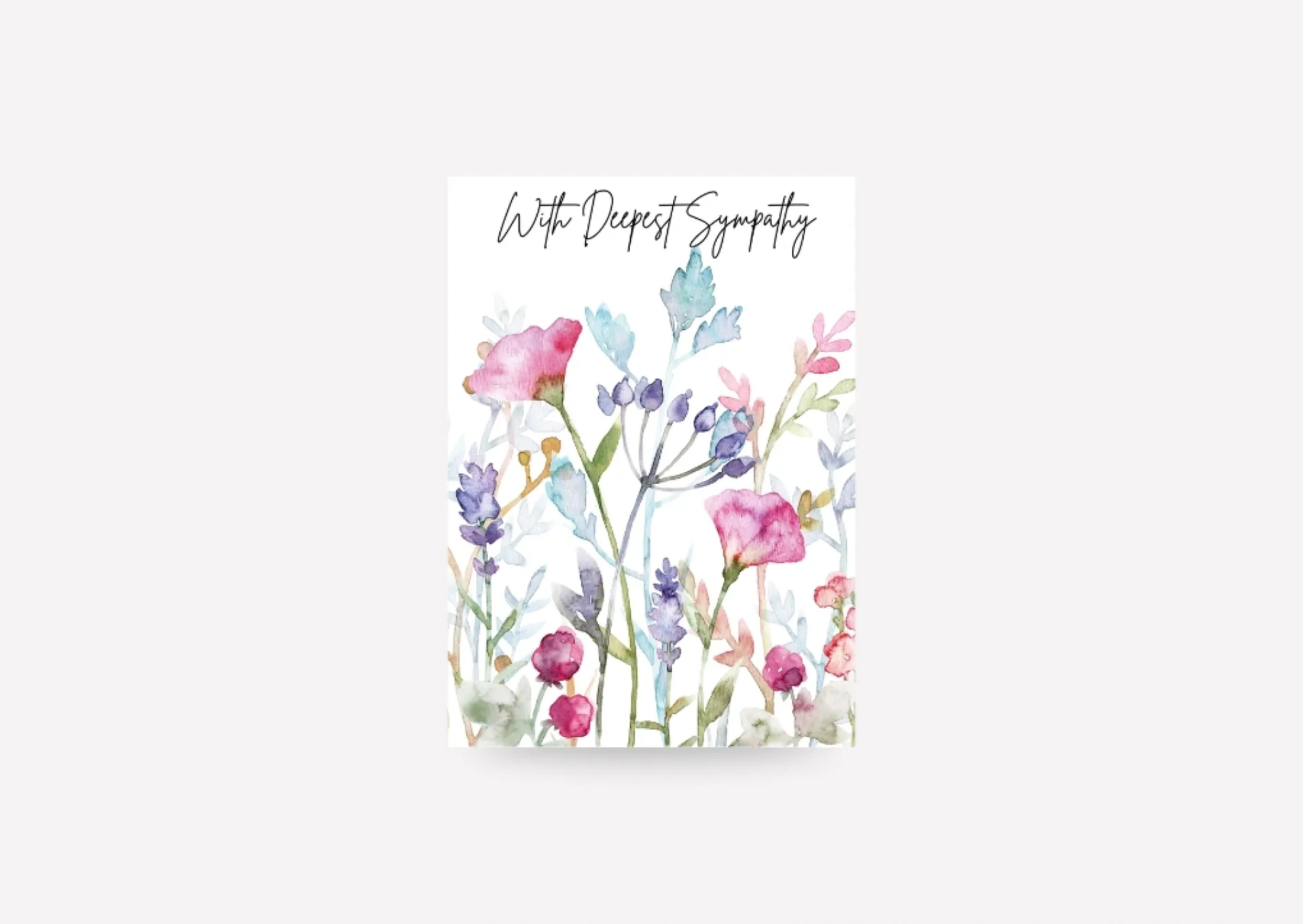 With Deepest Sympathy Card