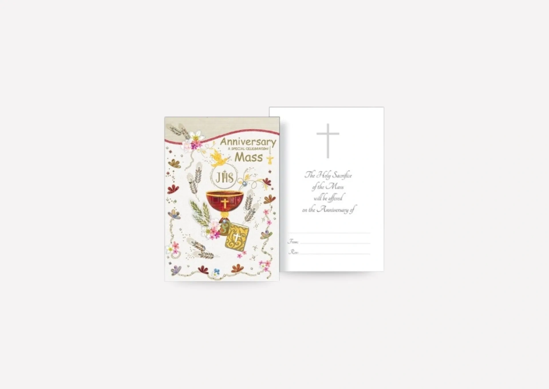 A Special Anniversary Mass Card