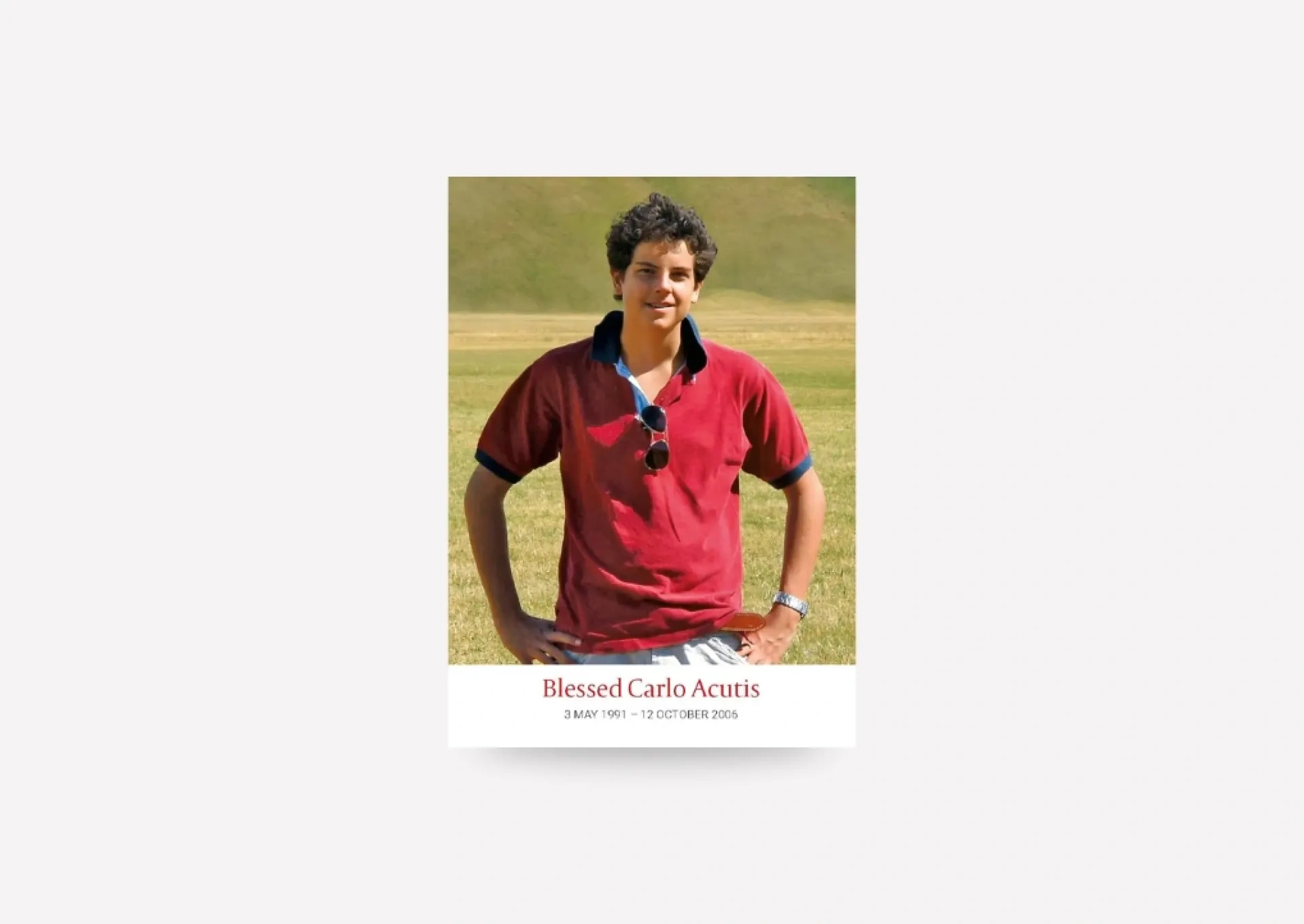 Blessed Carlo Acutis Prayer Card