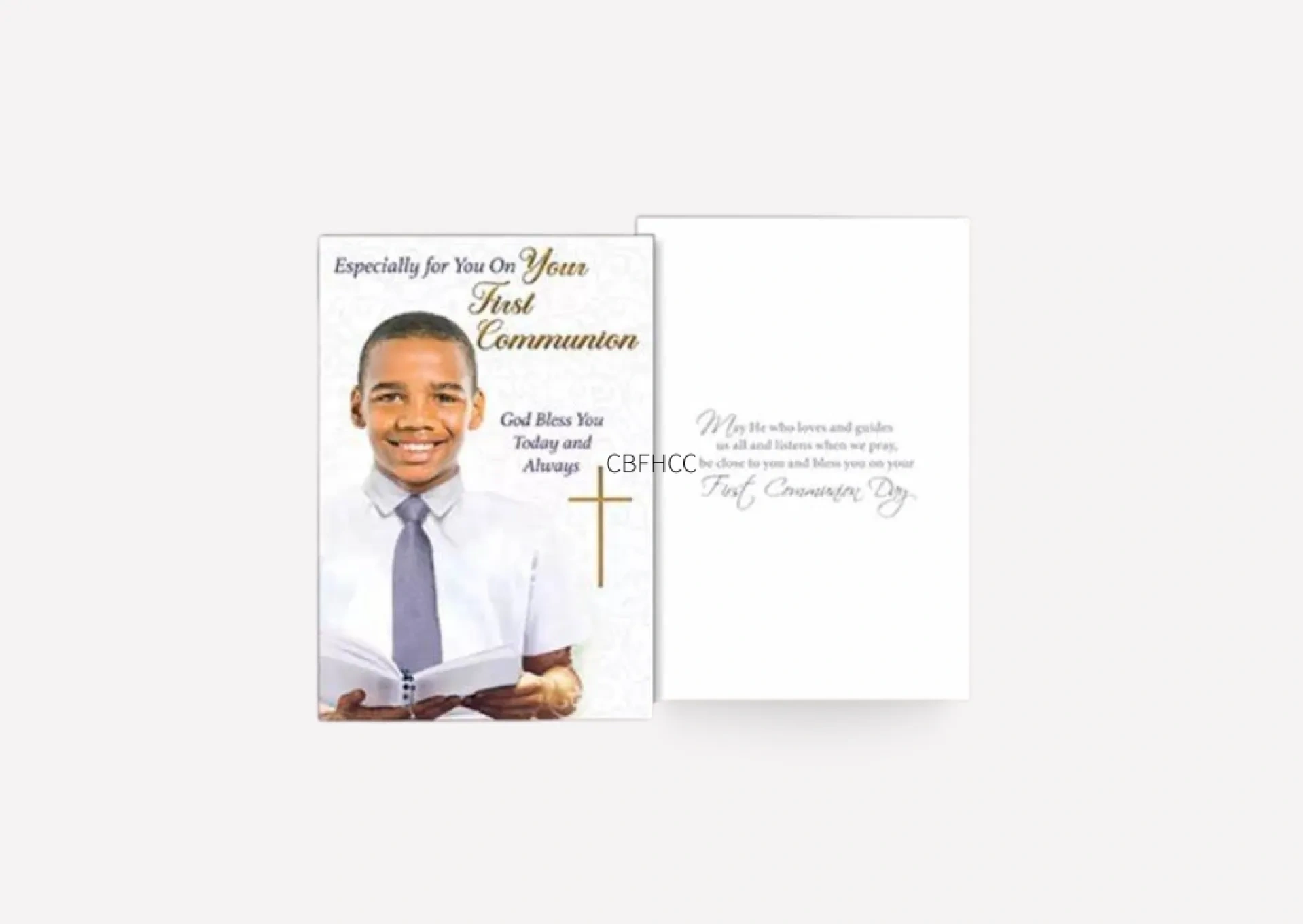 Boys First Holy Communion Card