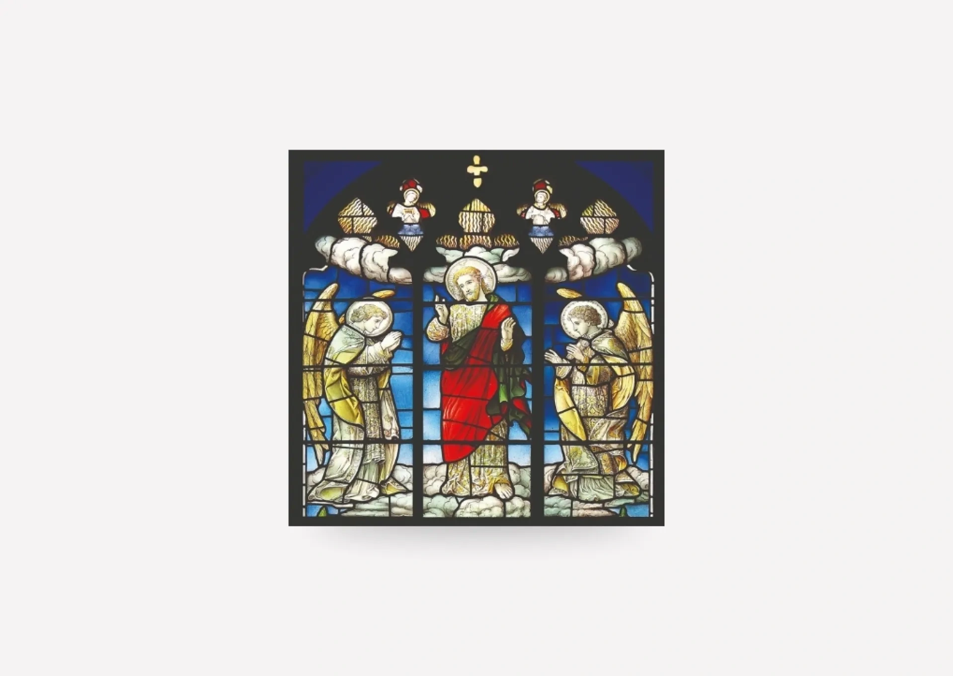 The Ascension of Christ Stained Glass Window