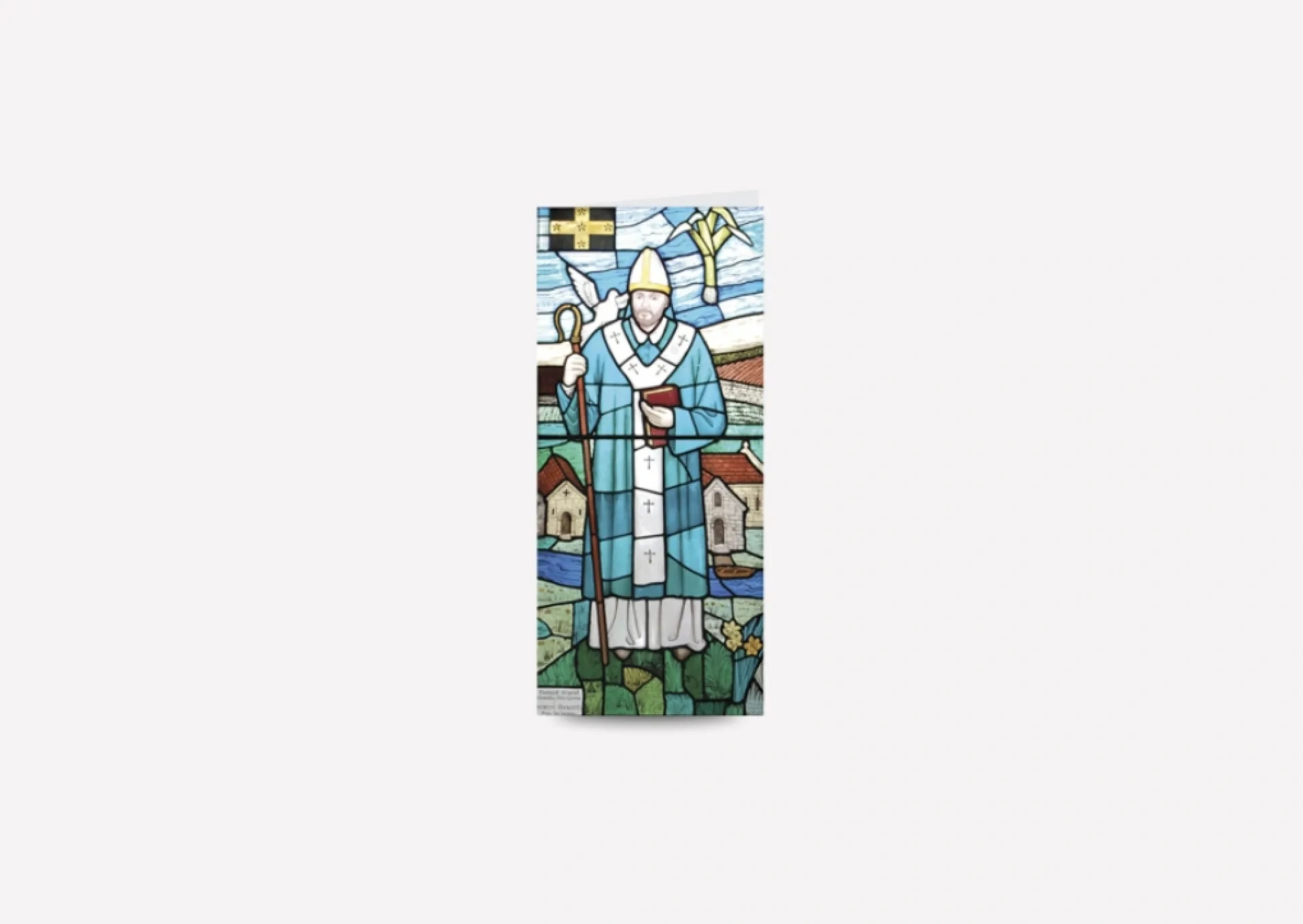 St David Patron Saint of Wales Card