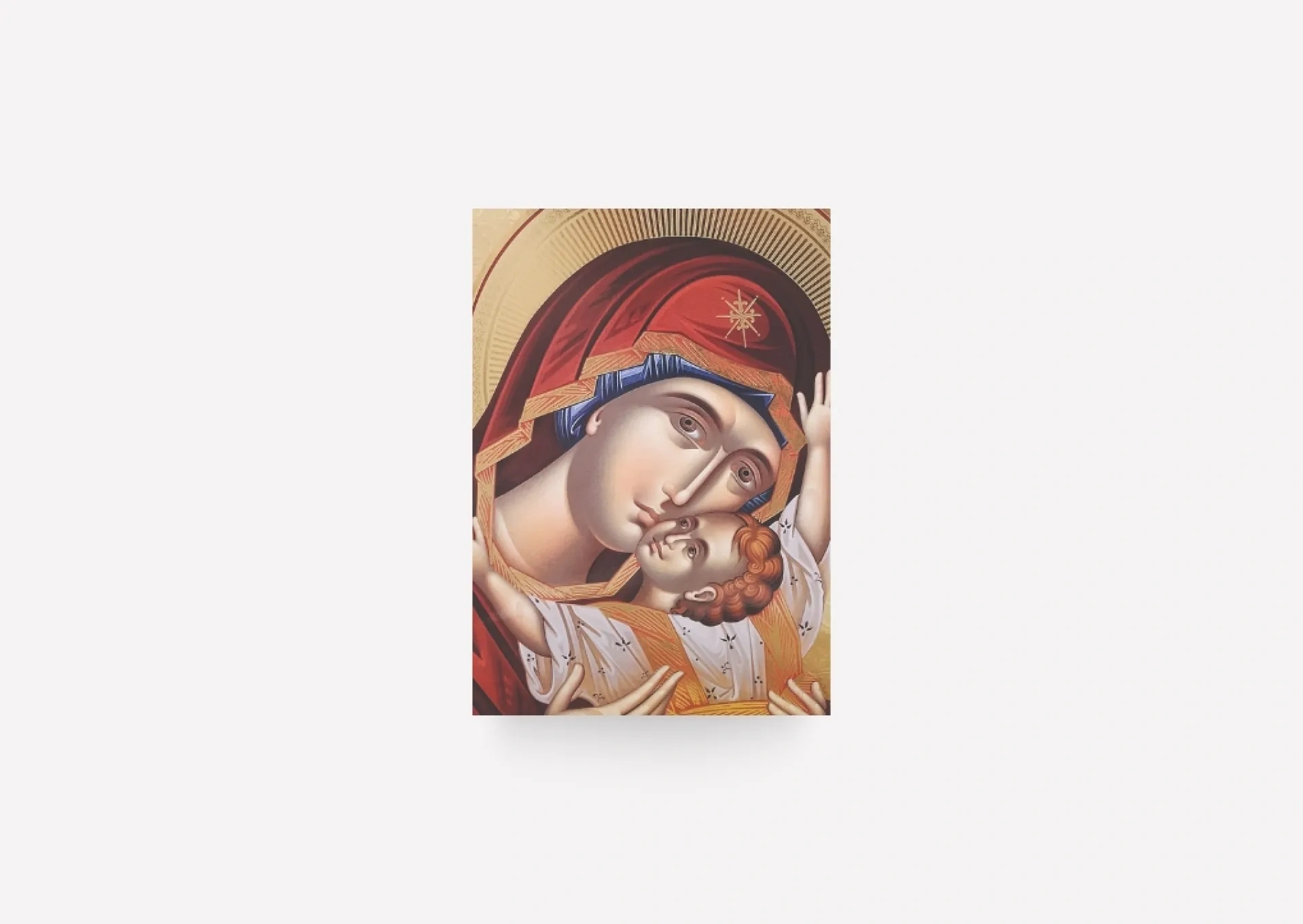 Madonna and Child Card