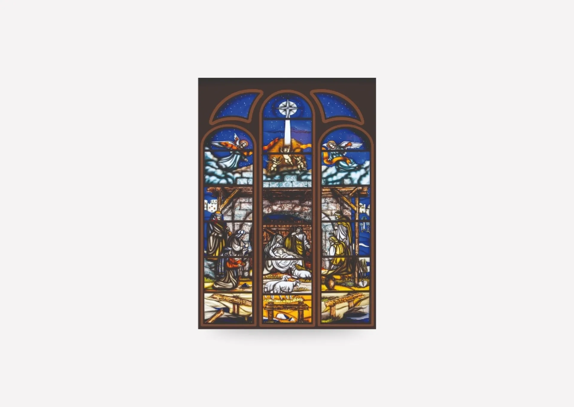 The Birth of Christ Card