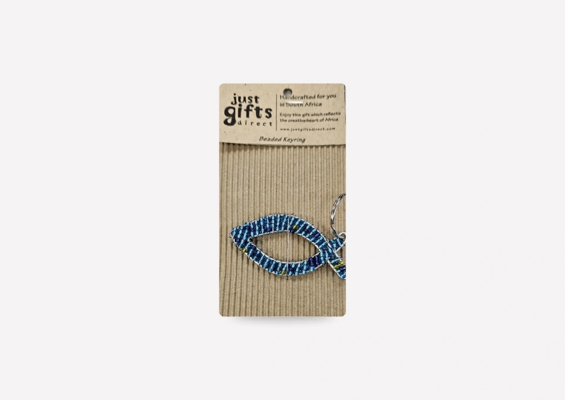 Beaded Fish Keyring