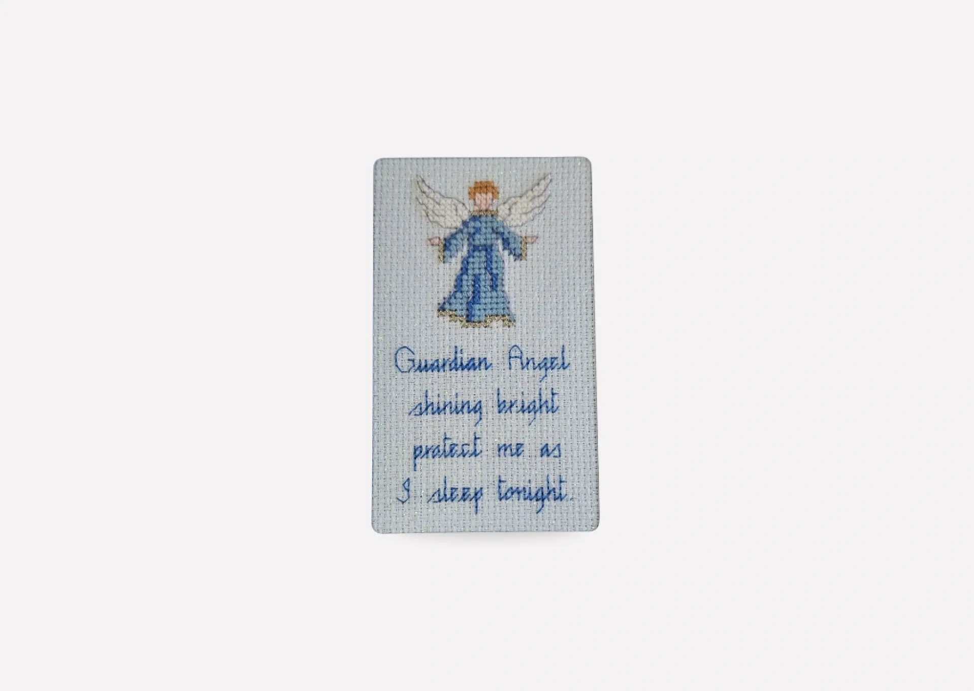 Blue Guardian Angel Card
