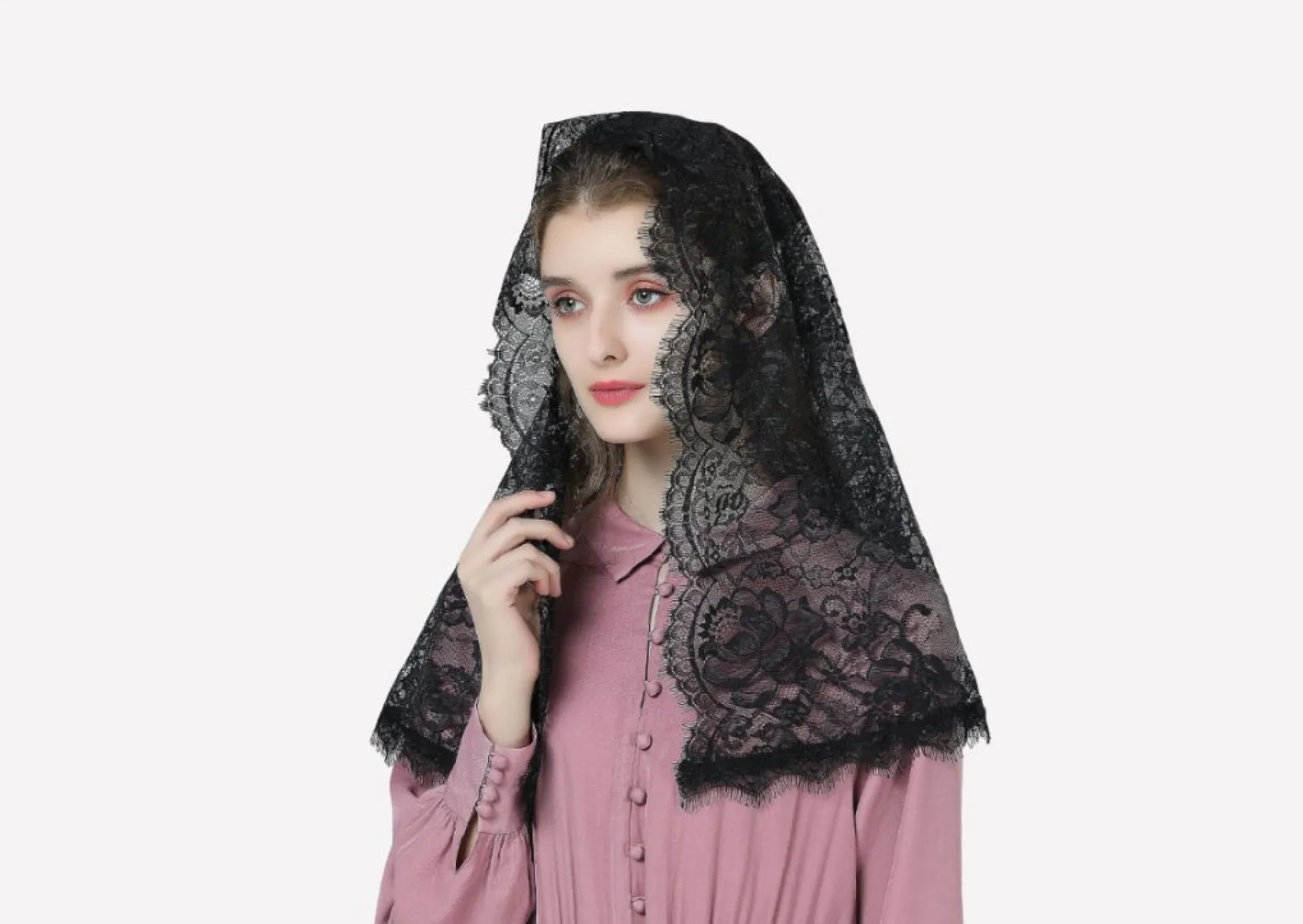 Black Lace Mantilla
