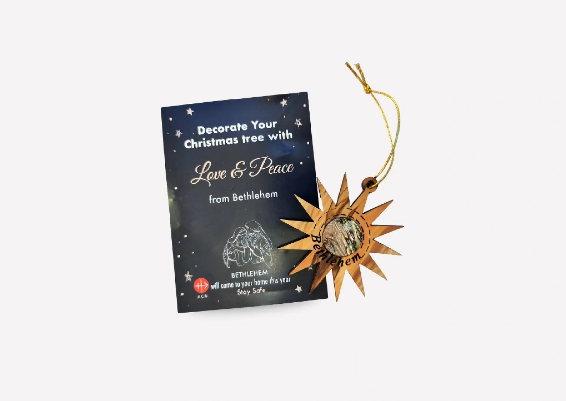 Bethlehem Star with Mother of Pearl