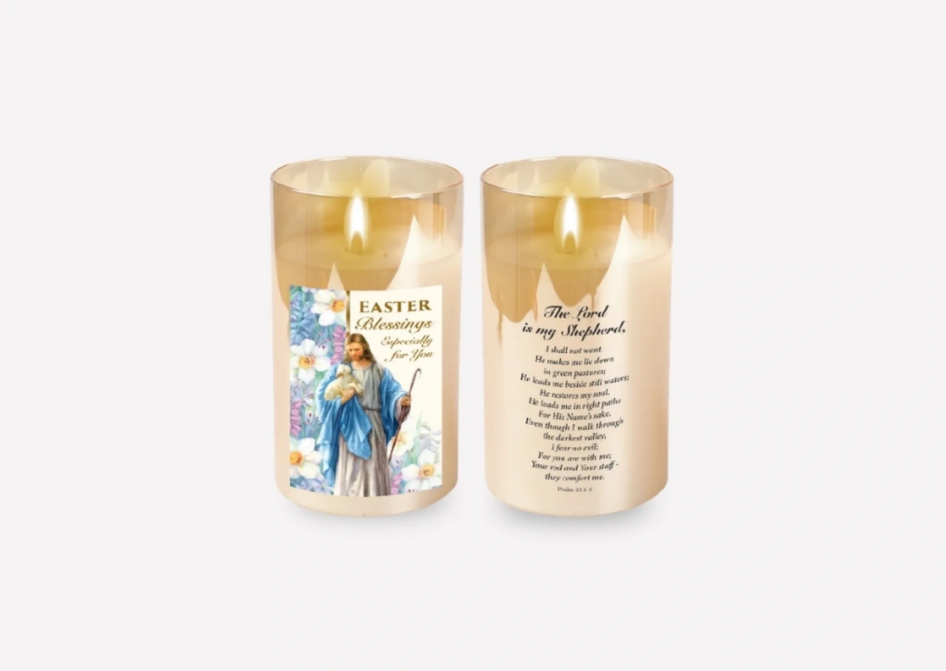 Easter Blessings LED Candle