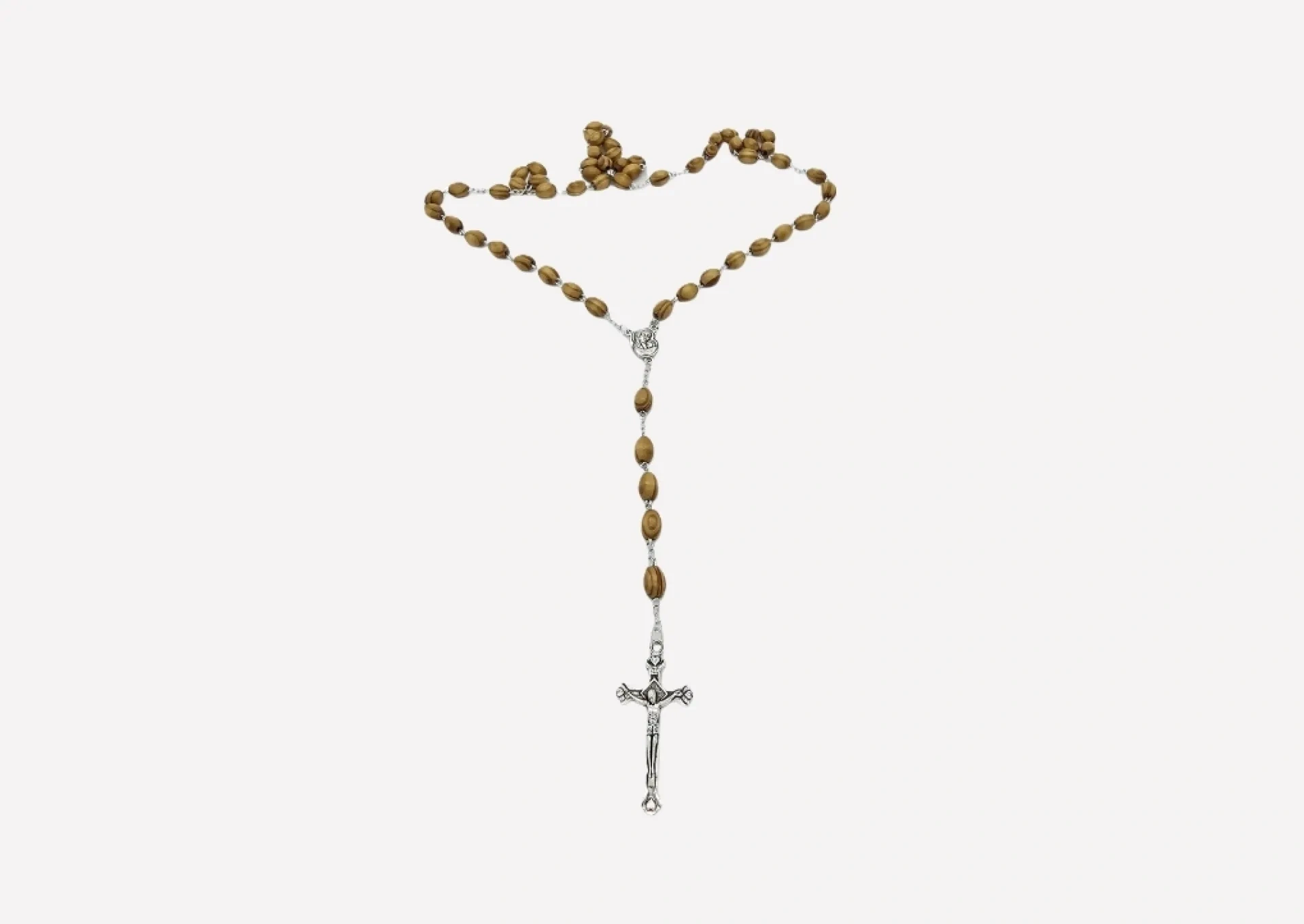 Jerusalem Olive Wood Rosary
