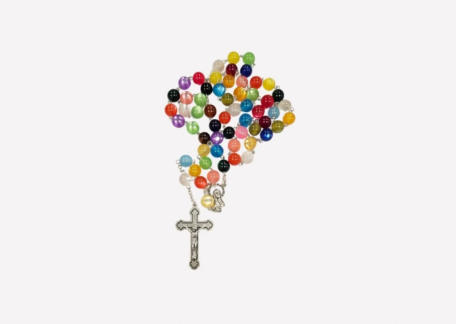 Large Multicoloured Rosary