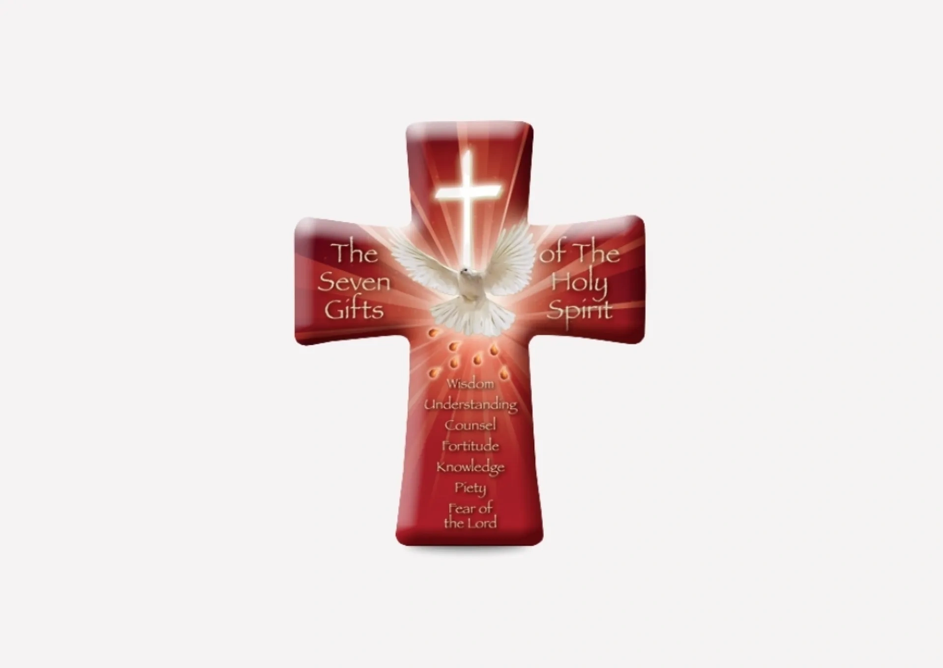 Porcelain Confirmation Cross