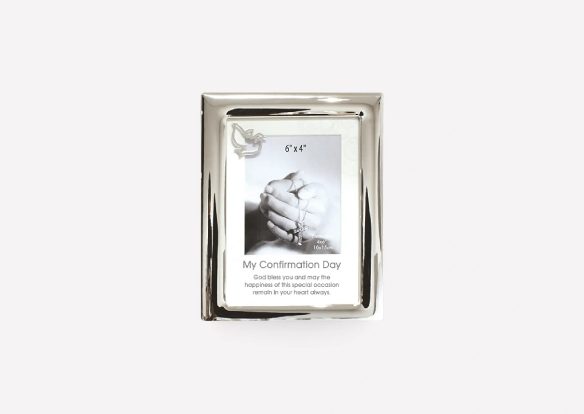 Silver Finish Confirmation Frame