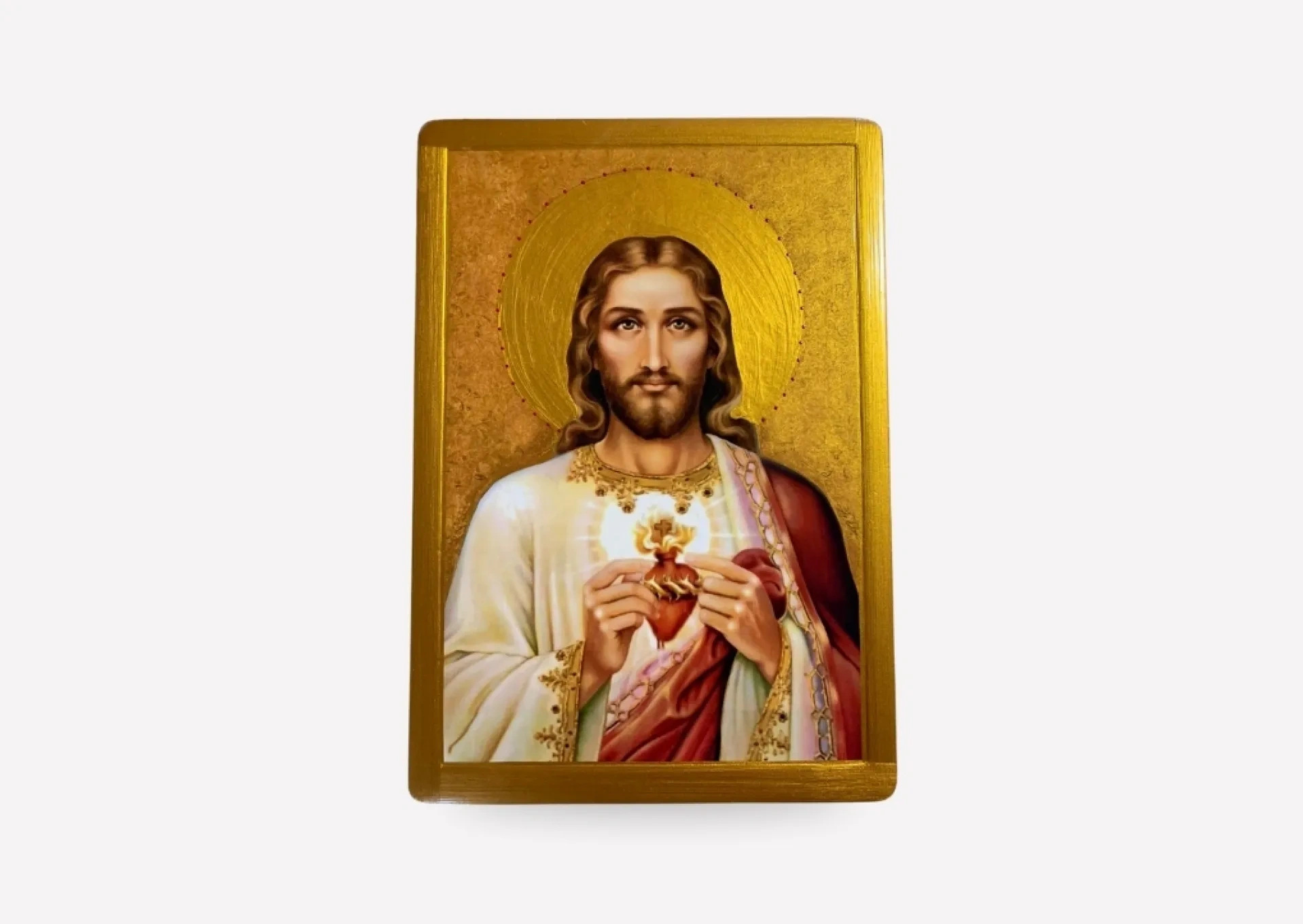 The Sacred Heart of Jesus Ukrainian Icon
