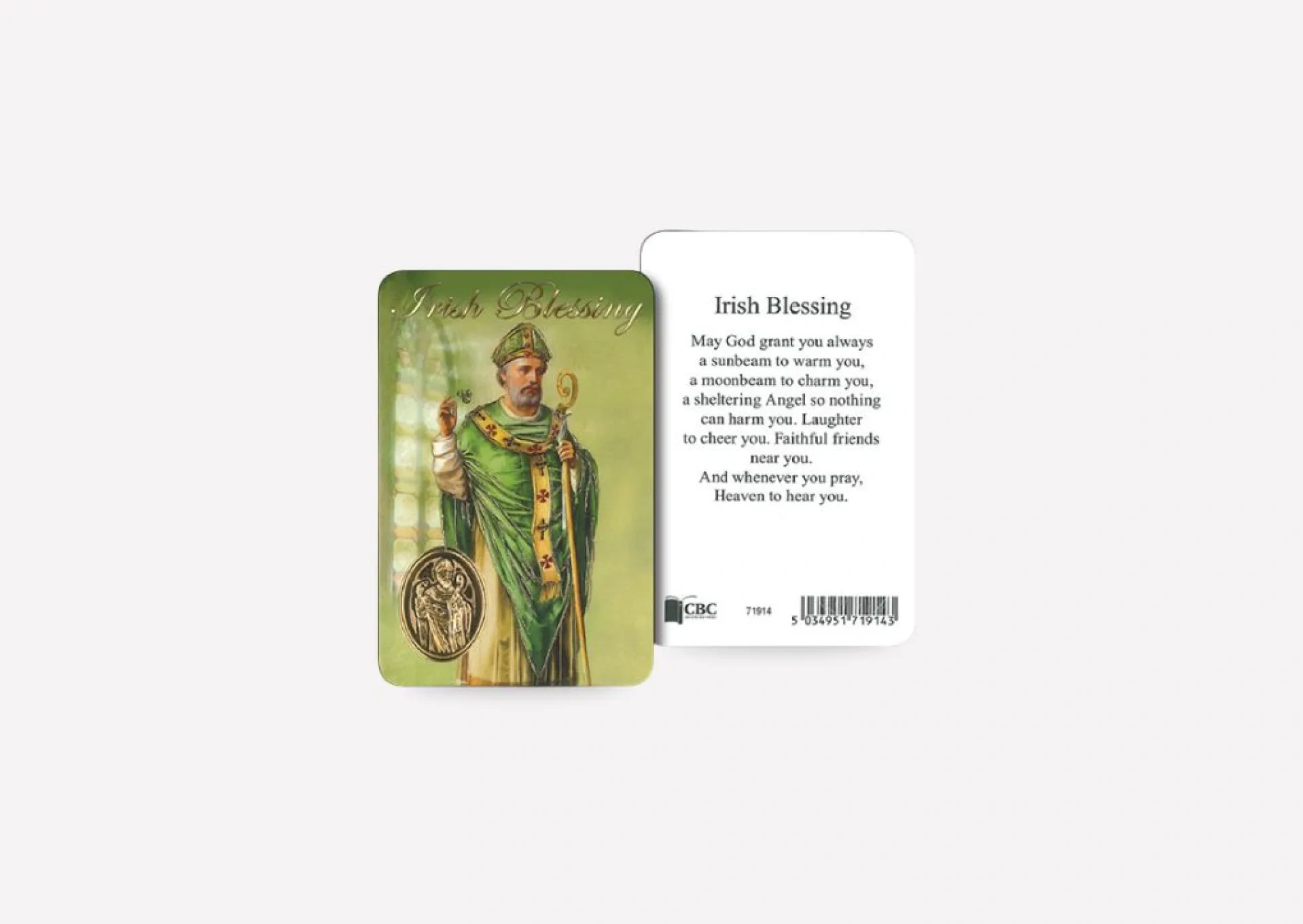 Saint Patrick Prayer Card