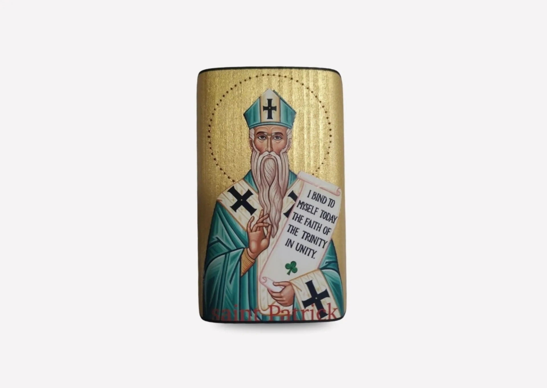 Saint Patrick Ukrainian Pocket Icon