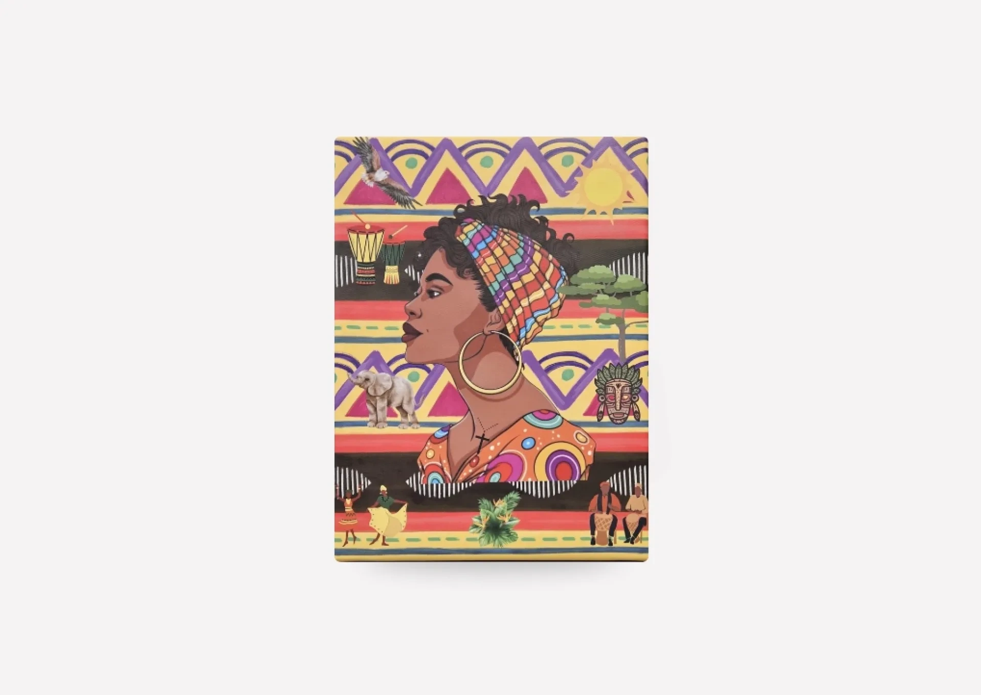 Vibrant Africa Canvas Print