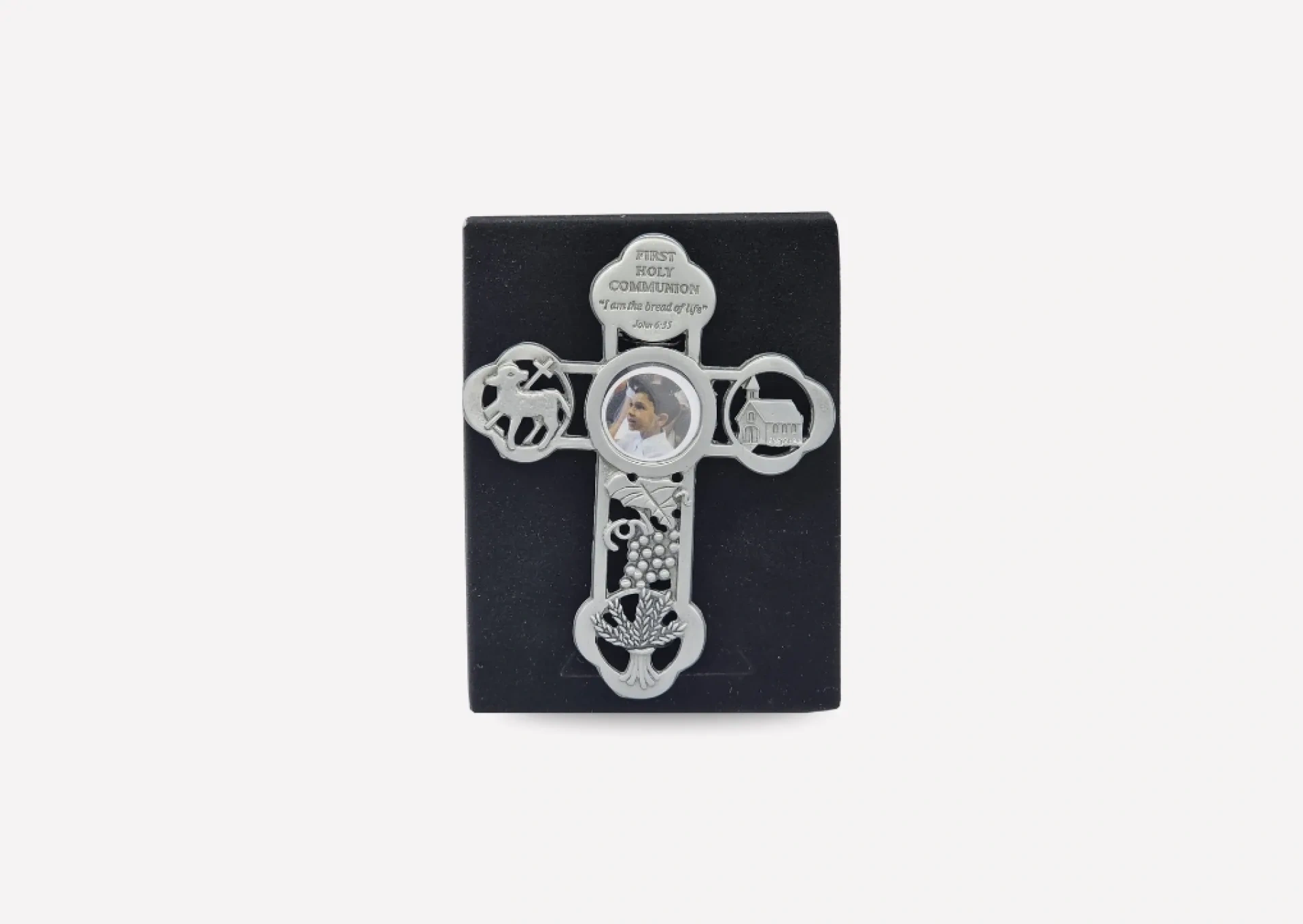 Metal First Communion Wall Cross