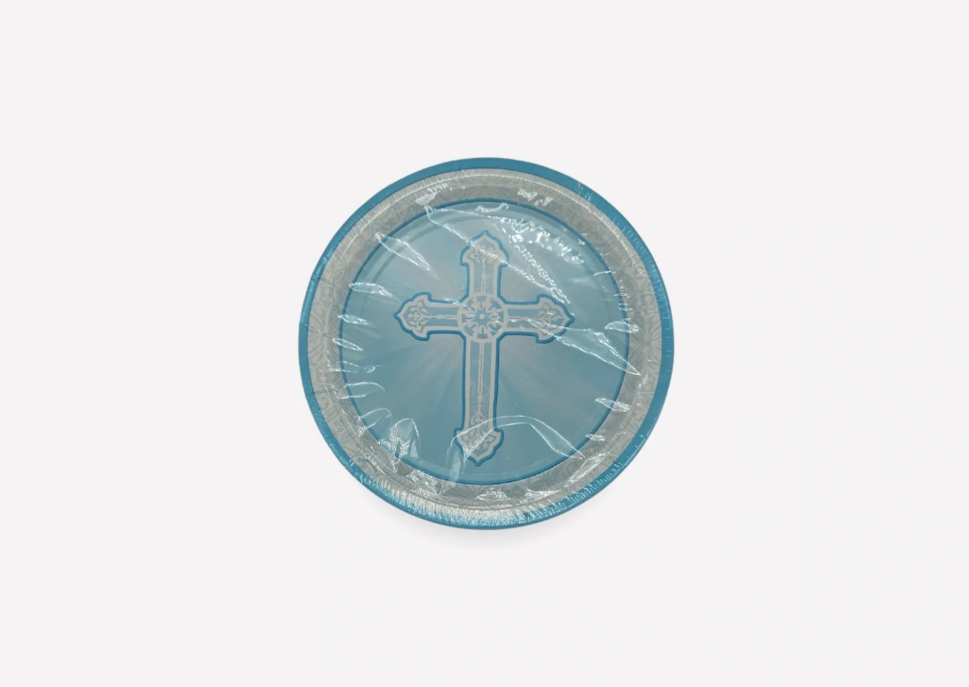 Blue Cross Paper Plates