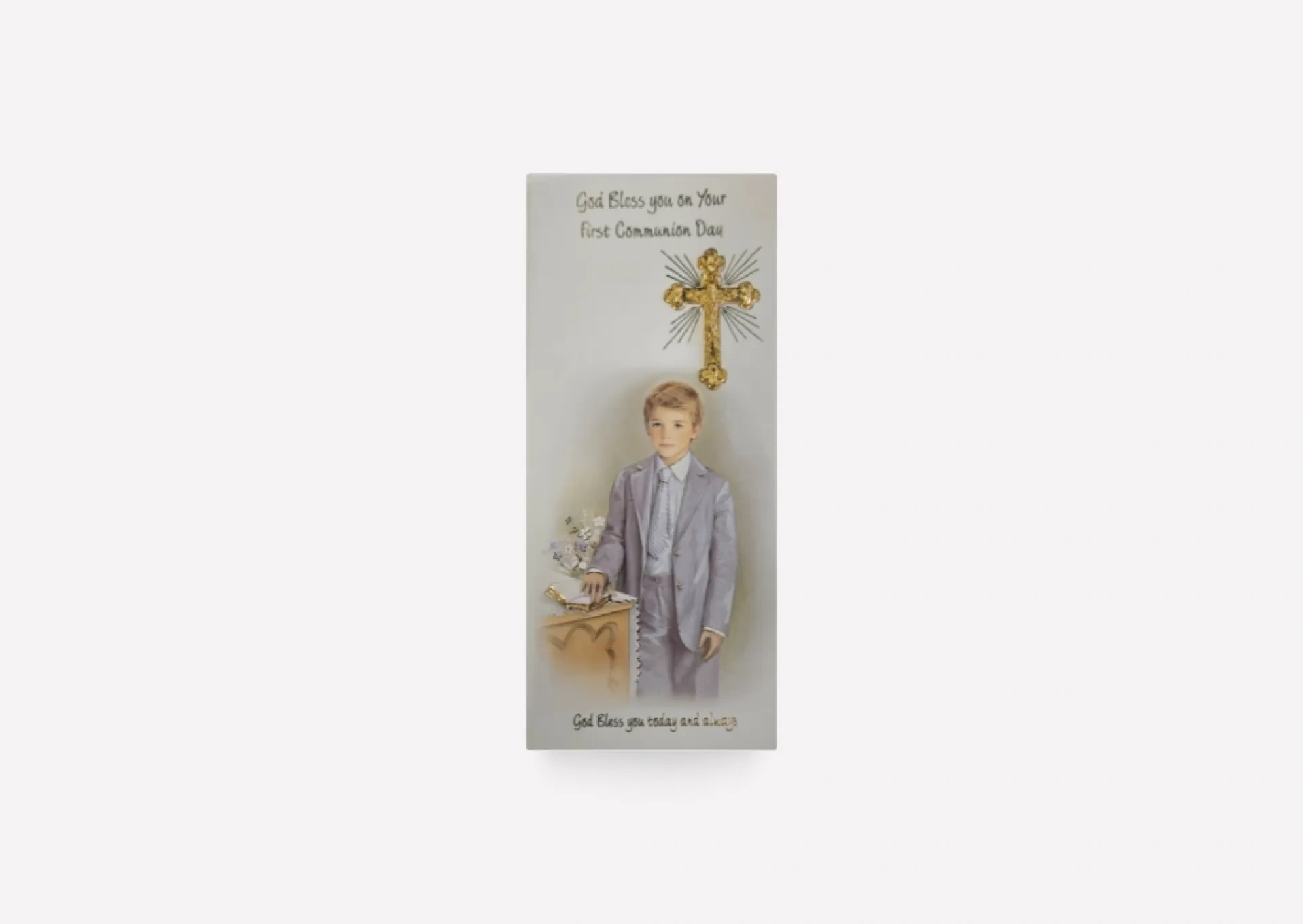 Boys Communion Card