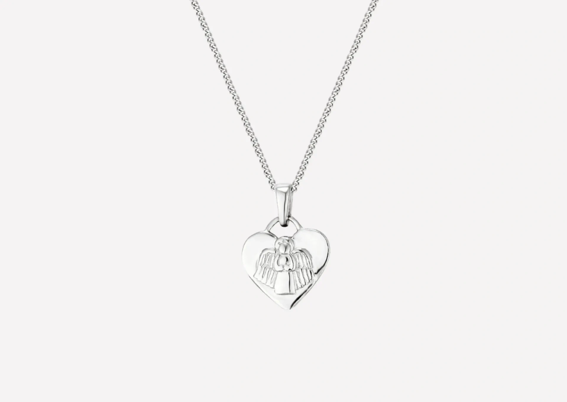 Guardian Angel Heart Pendant