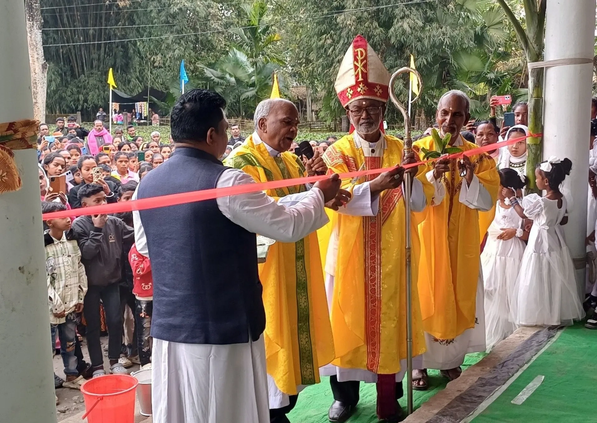 Inauguration Ceremony for a new church in India