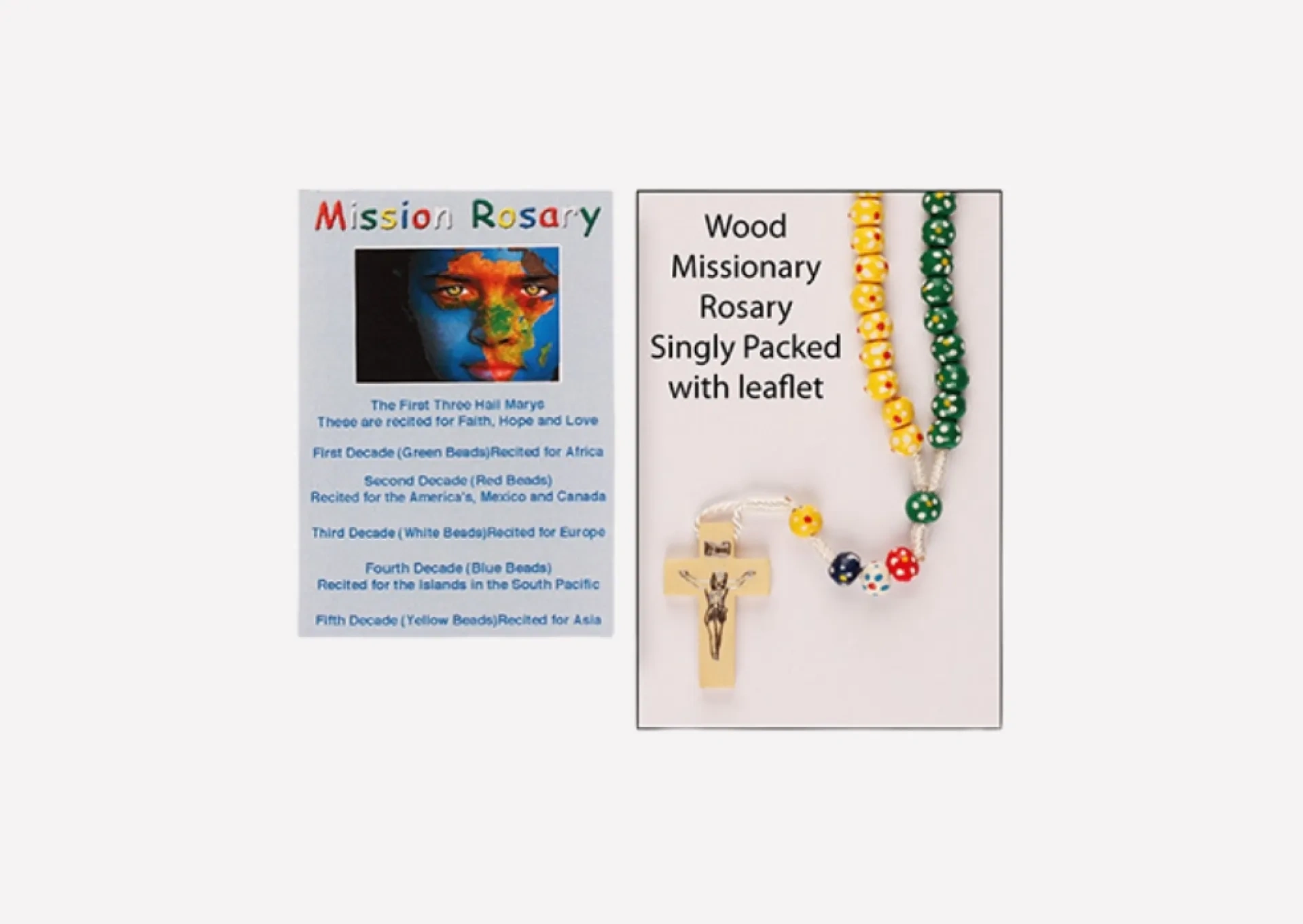 Wooden Missionary Rosary