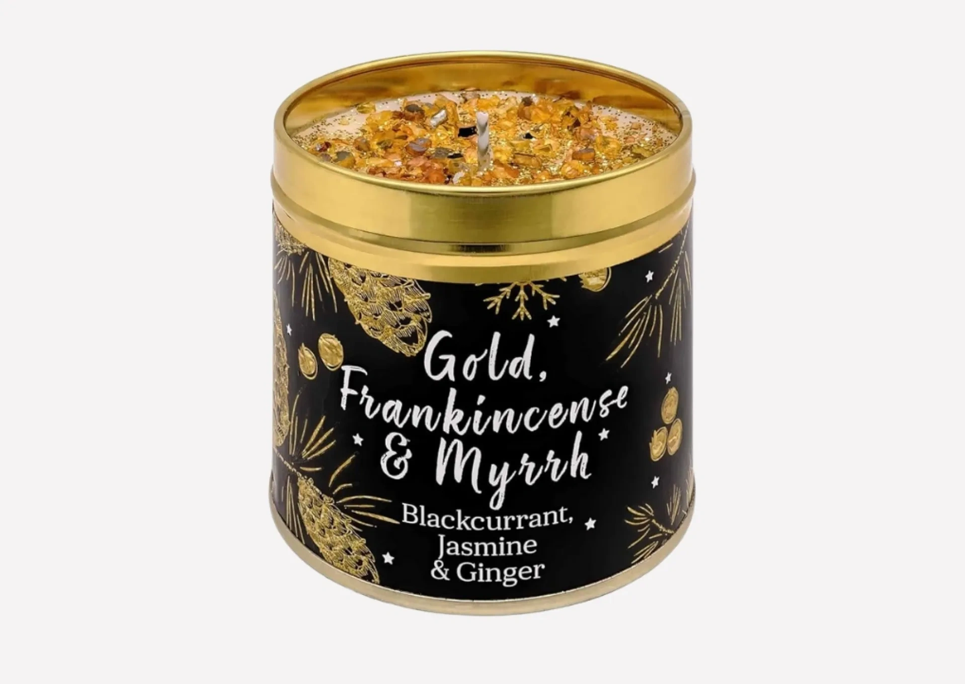 Gold Christmas Candle