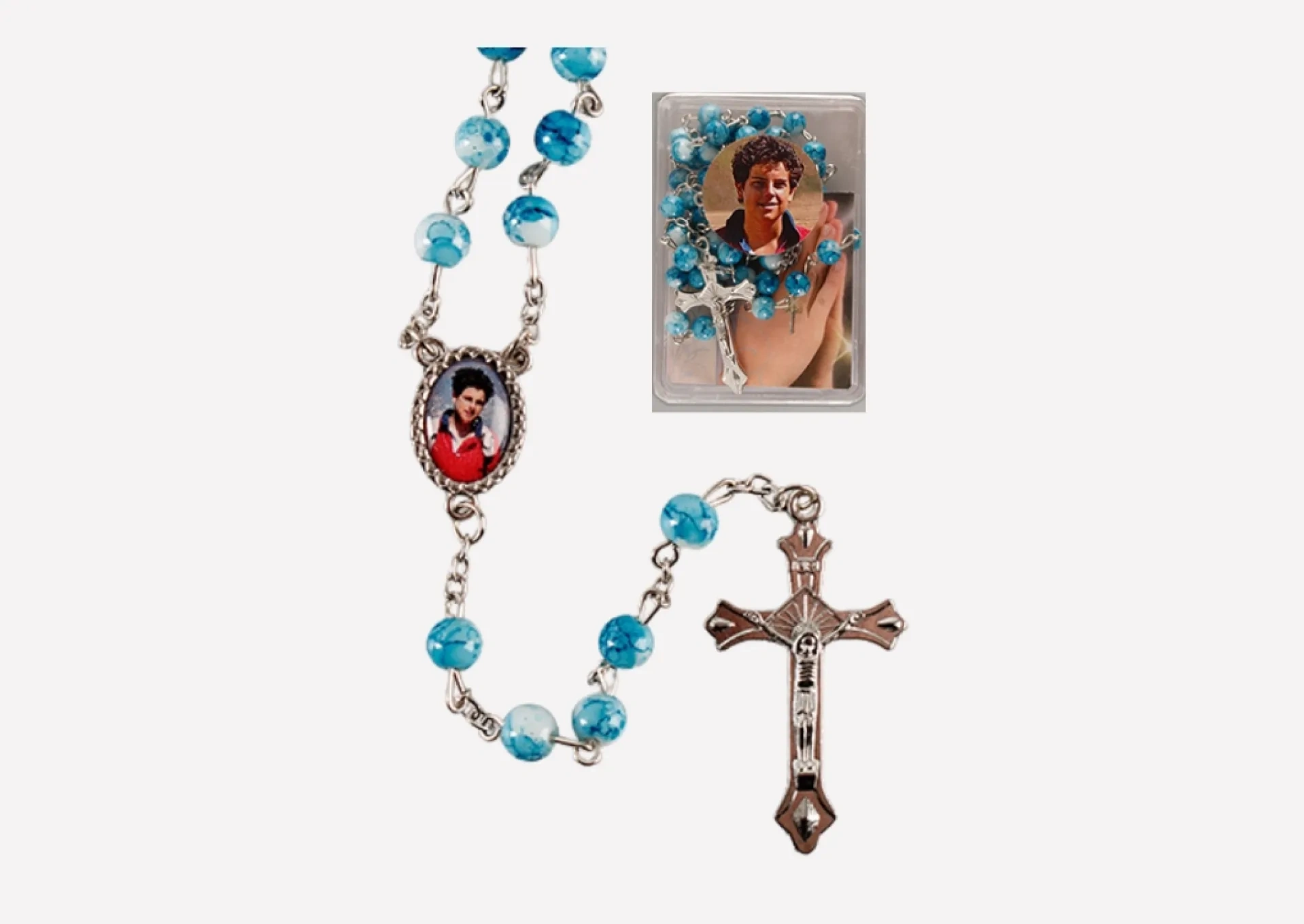 Blue Carlo Rosary