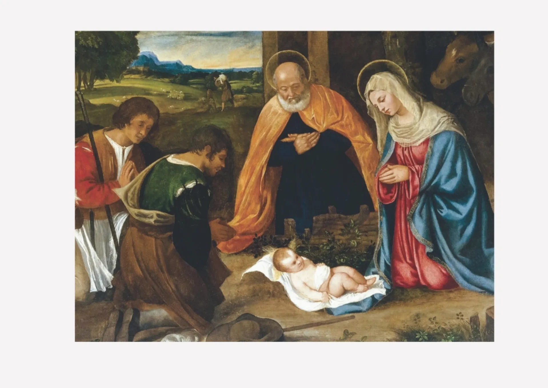 The Nativity with Shepherds