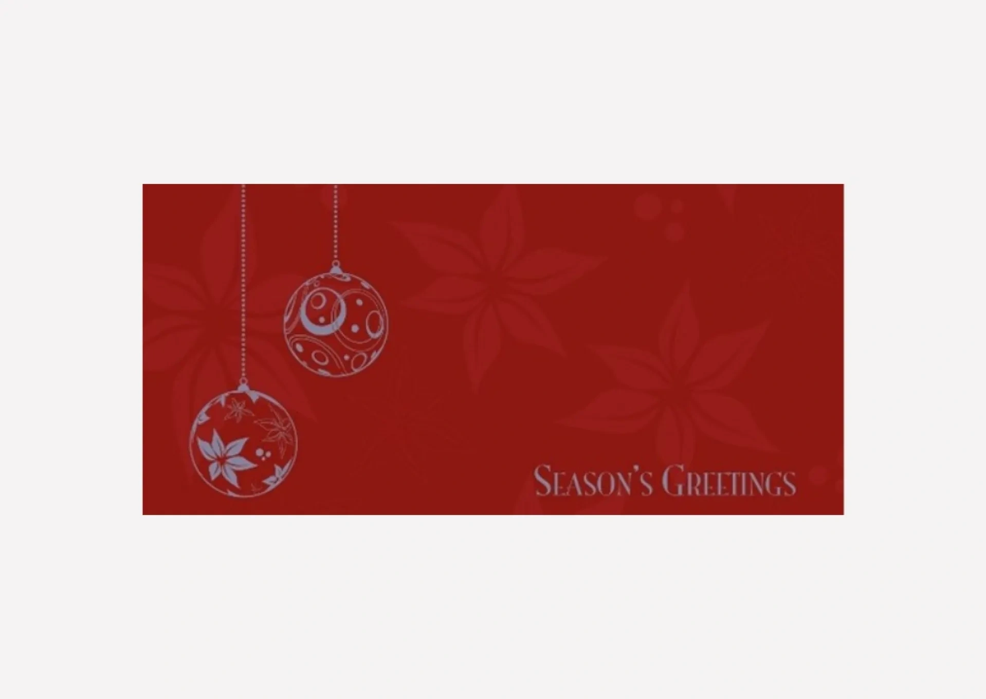 Season's Greetings Gift Wallet