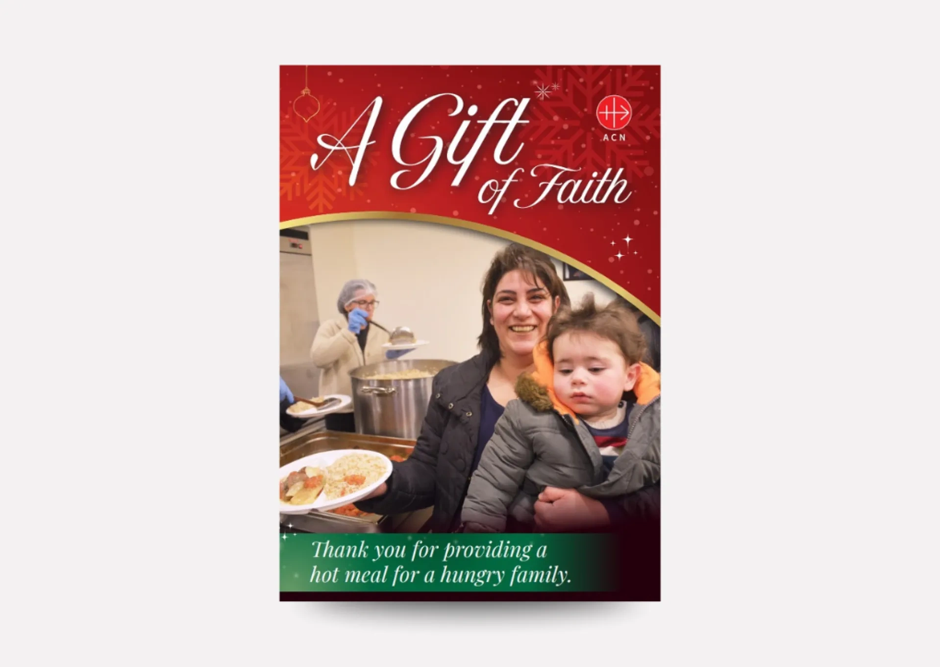 Gift of Faith charity donation Christmas card