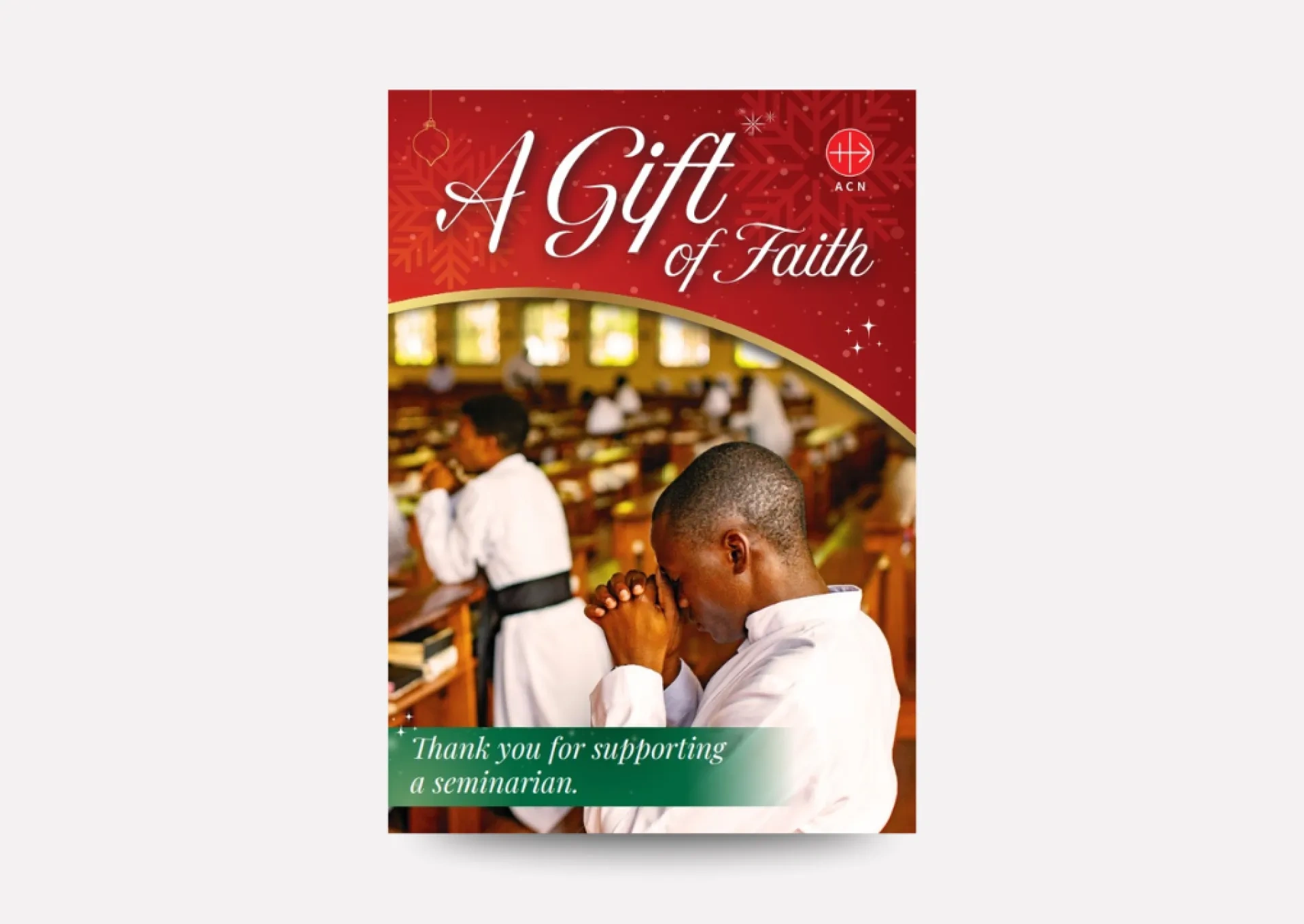 Gift of Faith charity donation Christmas card