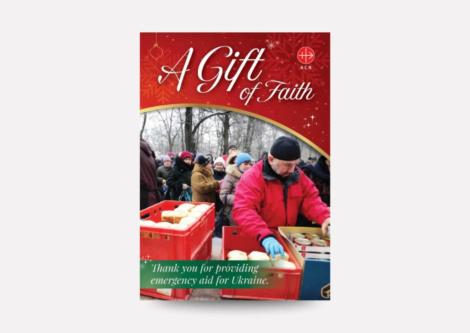 Gift of Faith charity donation Christmas card