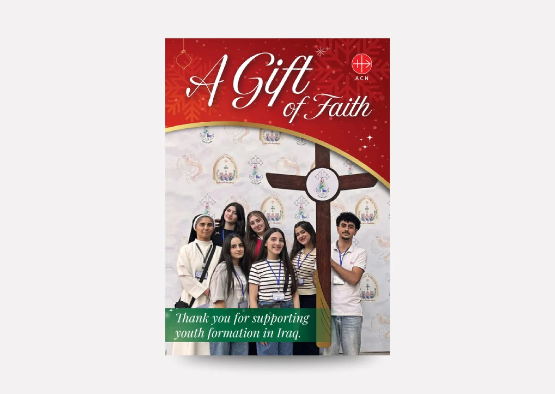 Gift of Faith charity donation Christmas card