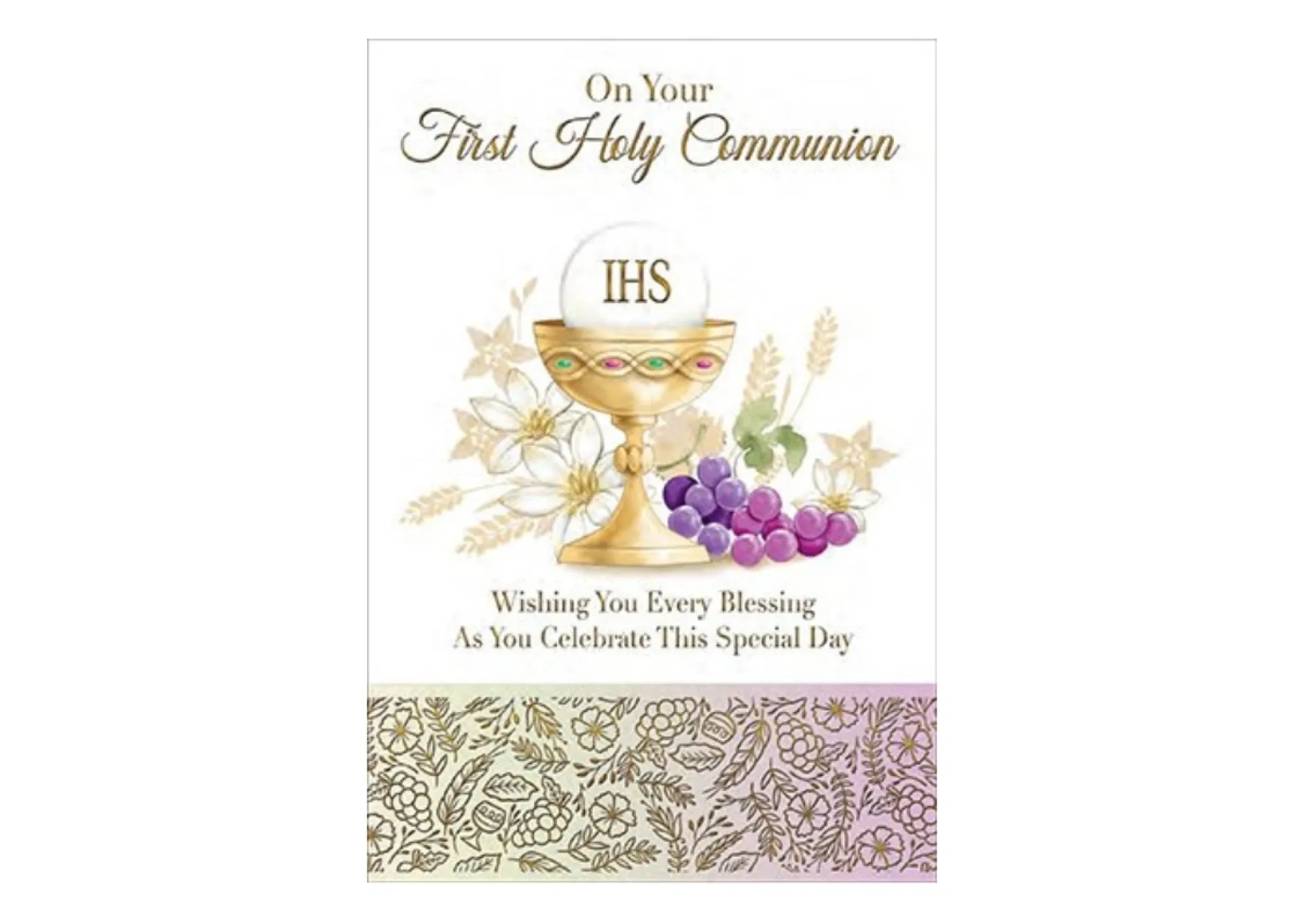 First Holy Communion Card