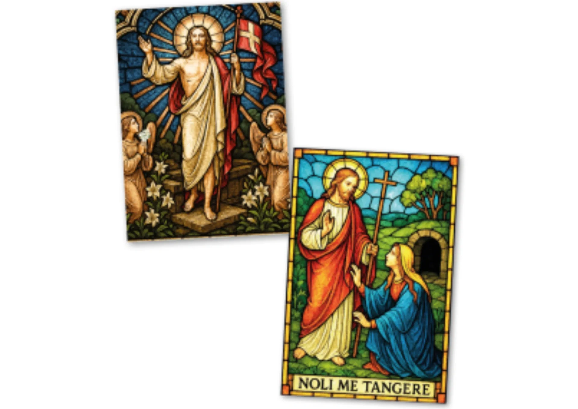 Stained Glass Resurrection Twin Pack