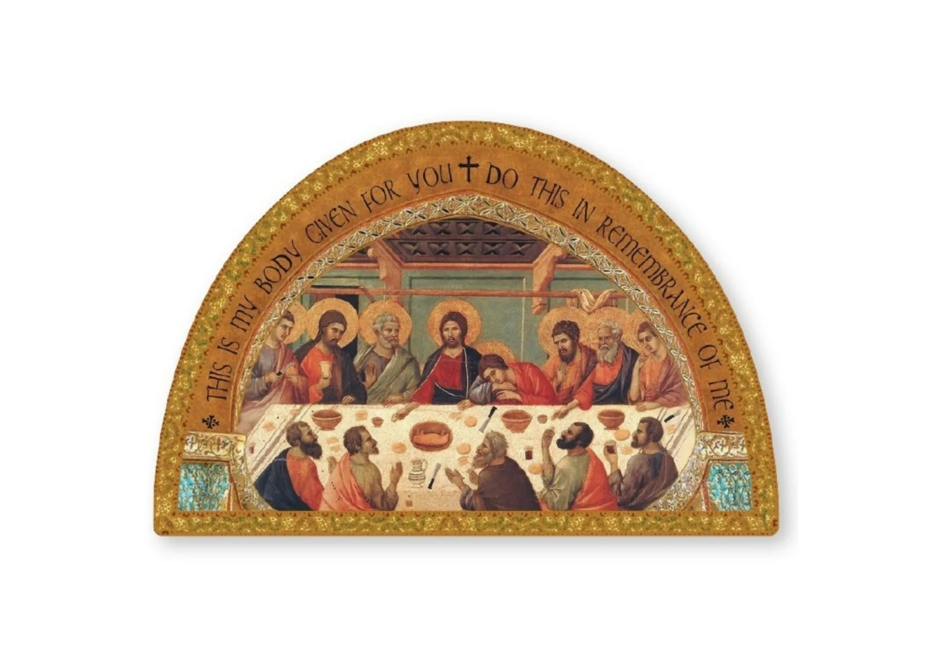 Last Supper Wooden Plaque