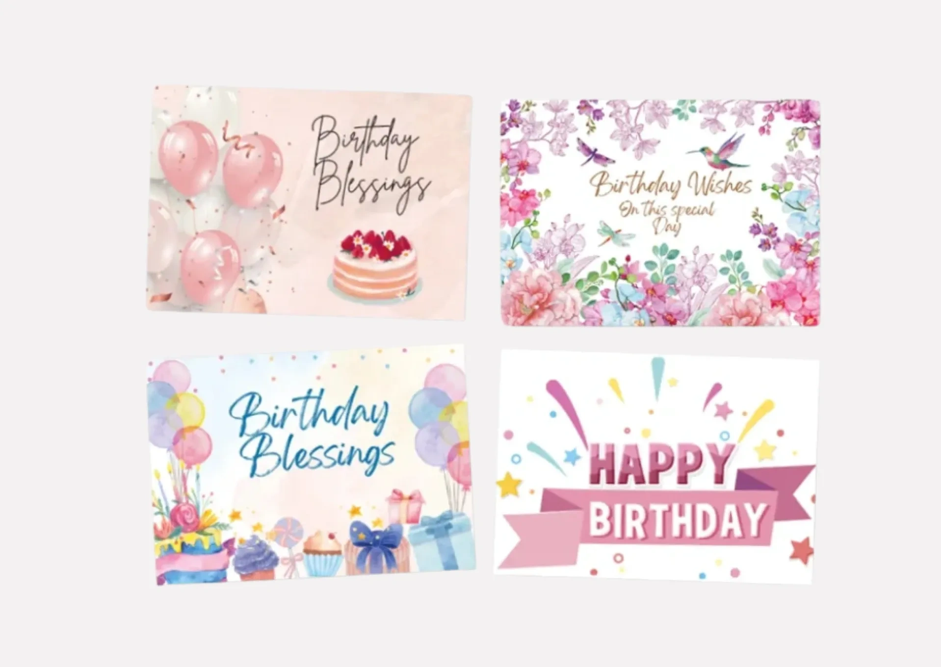 Birthday Wishes set