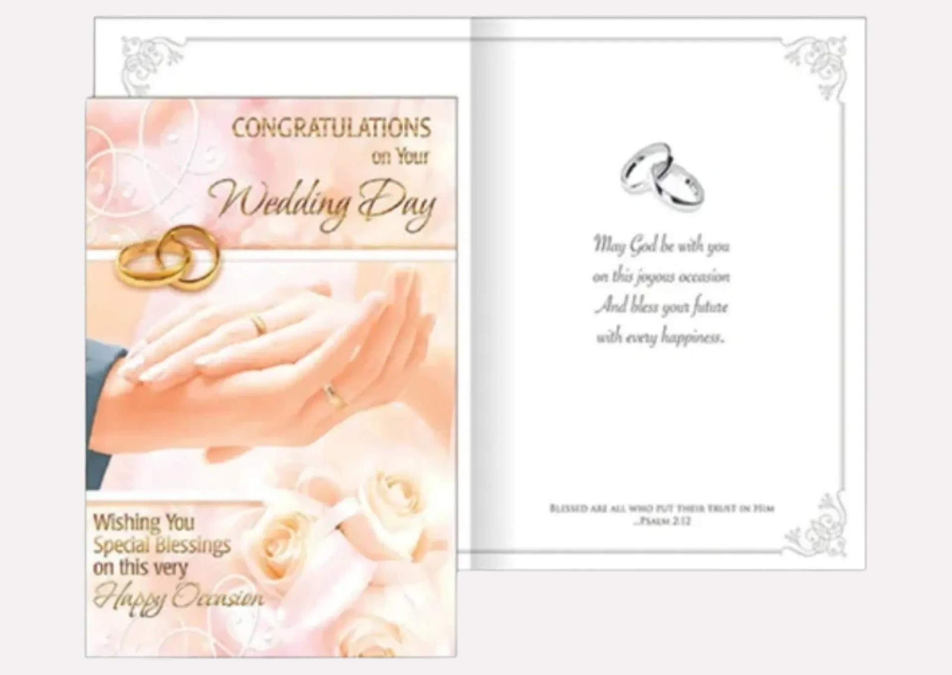 Congratulations on your wedding day card