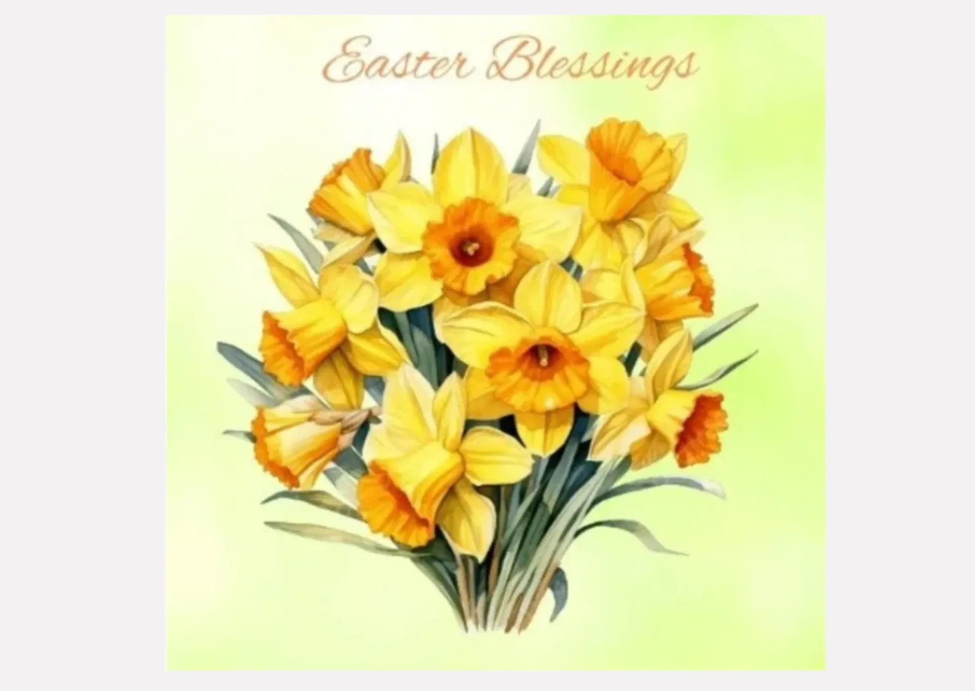 Easter Blessing Card