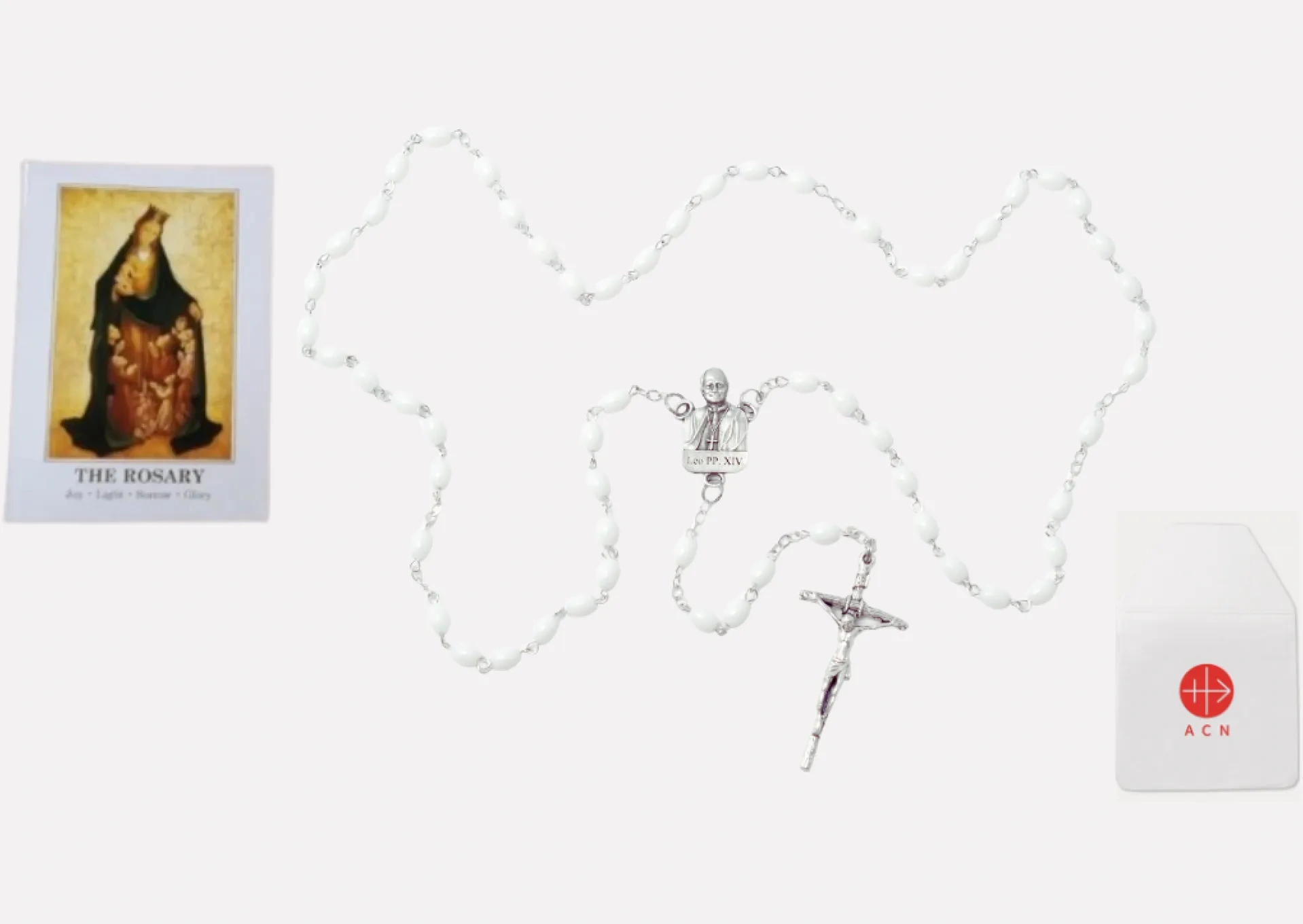 Rosary Book with Free Blessed Pope Leo Rosary