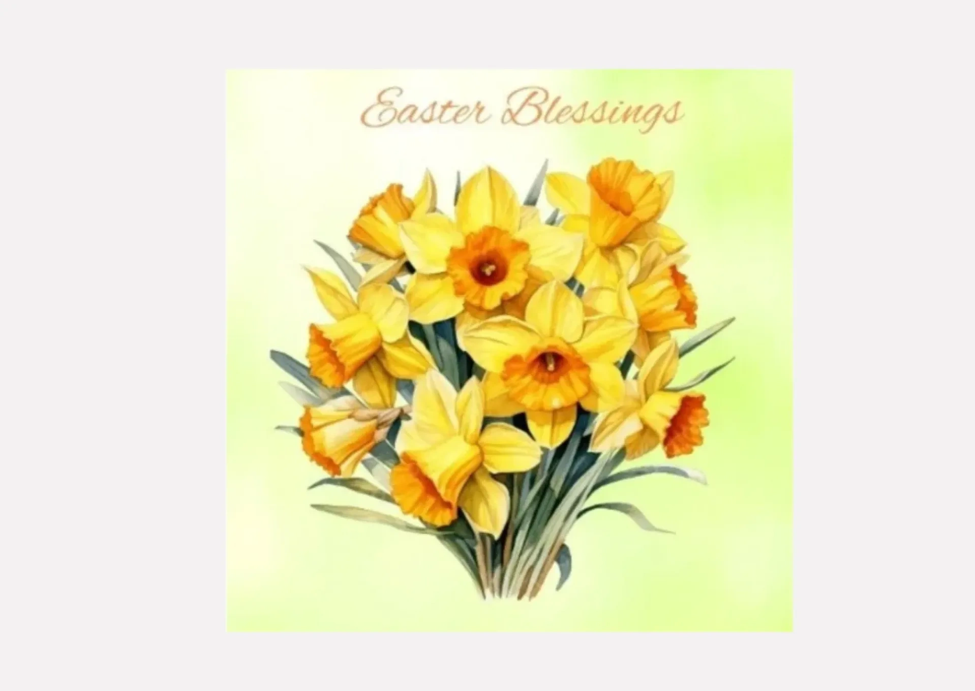 Easter Blessings Card