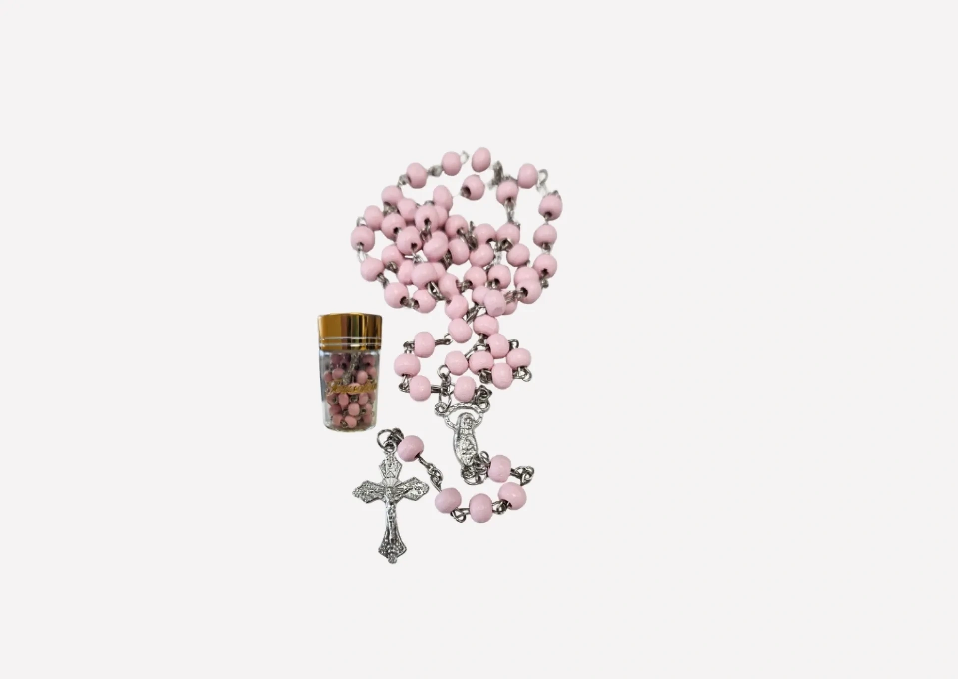 Pink Jerusalem Rosary