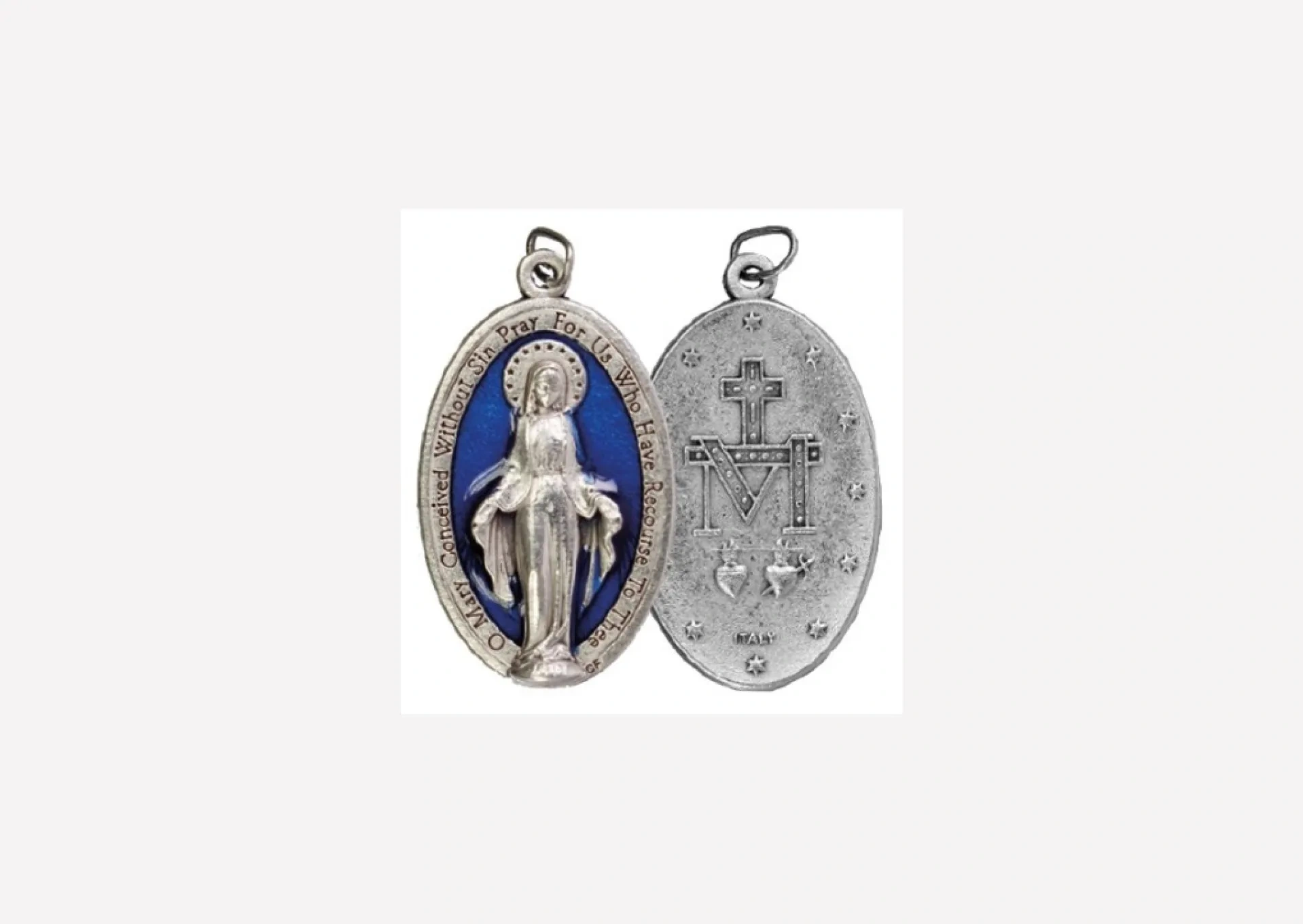 Miraculous Medal Blue
