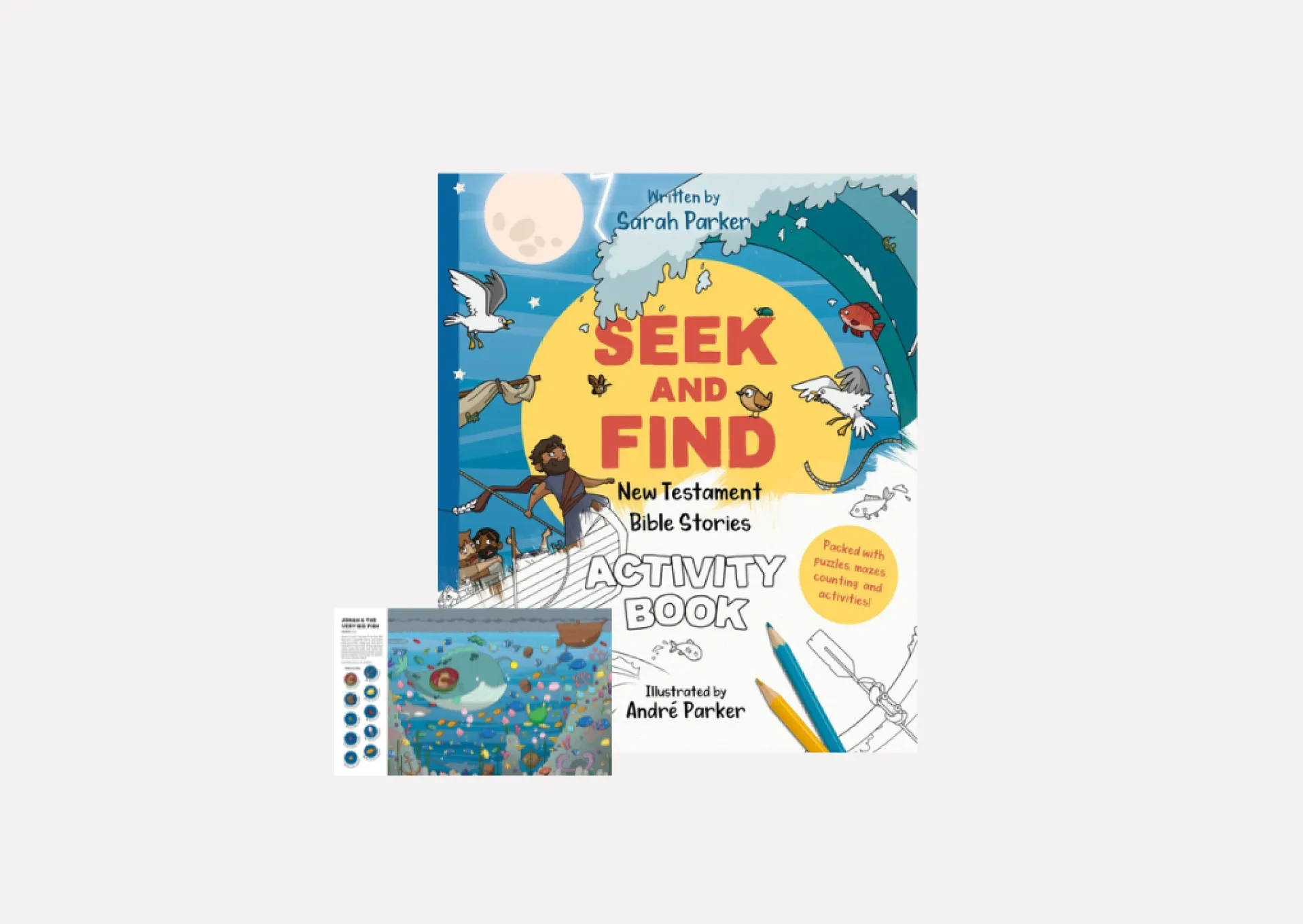 Seek and Find New Testament Colouring Book
